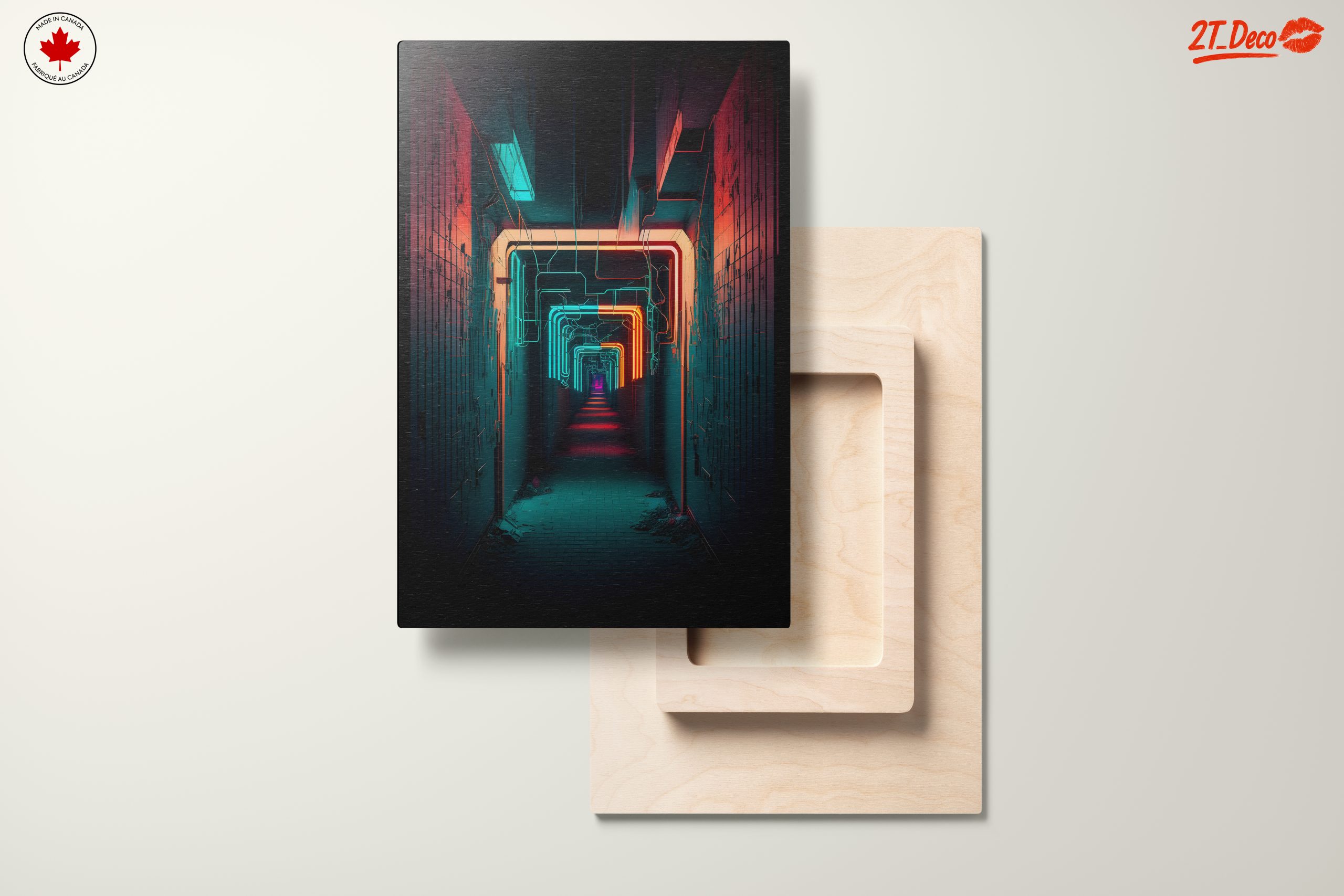 Vibrant Neon Urban Landscape Design - Image 11
