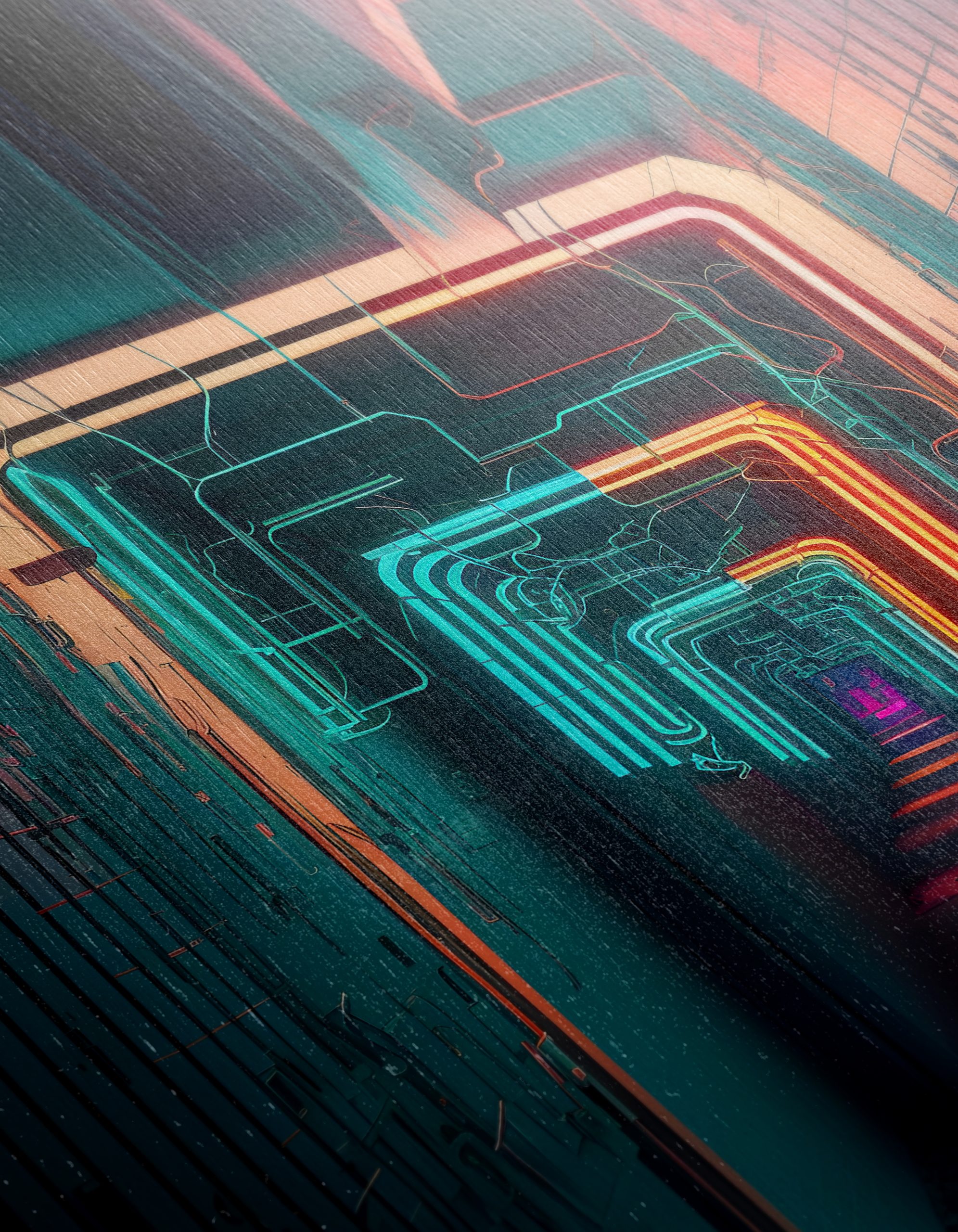 Vibrant Neon Urban Landscape Design - Image 12