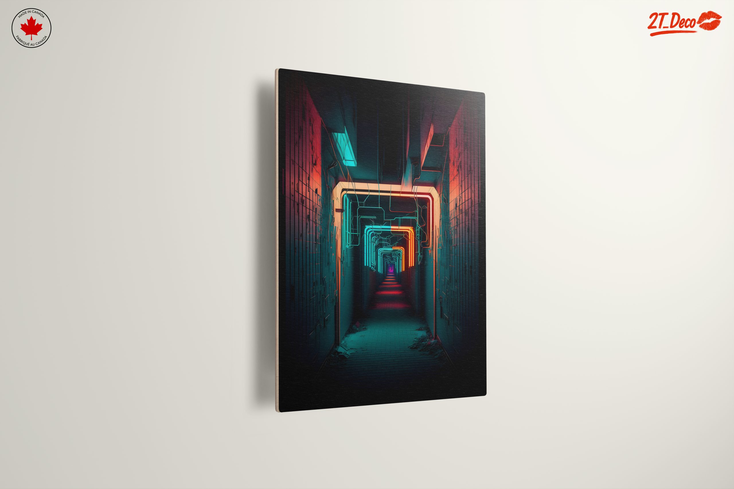 Vibrant Neon Urban Landscape Design - Image 13