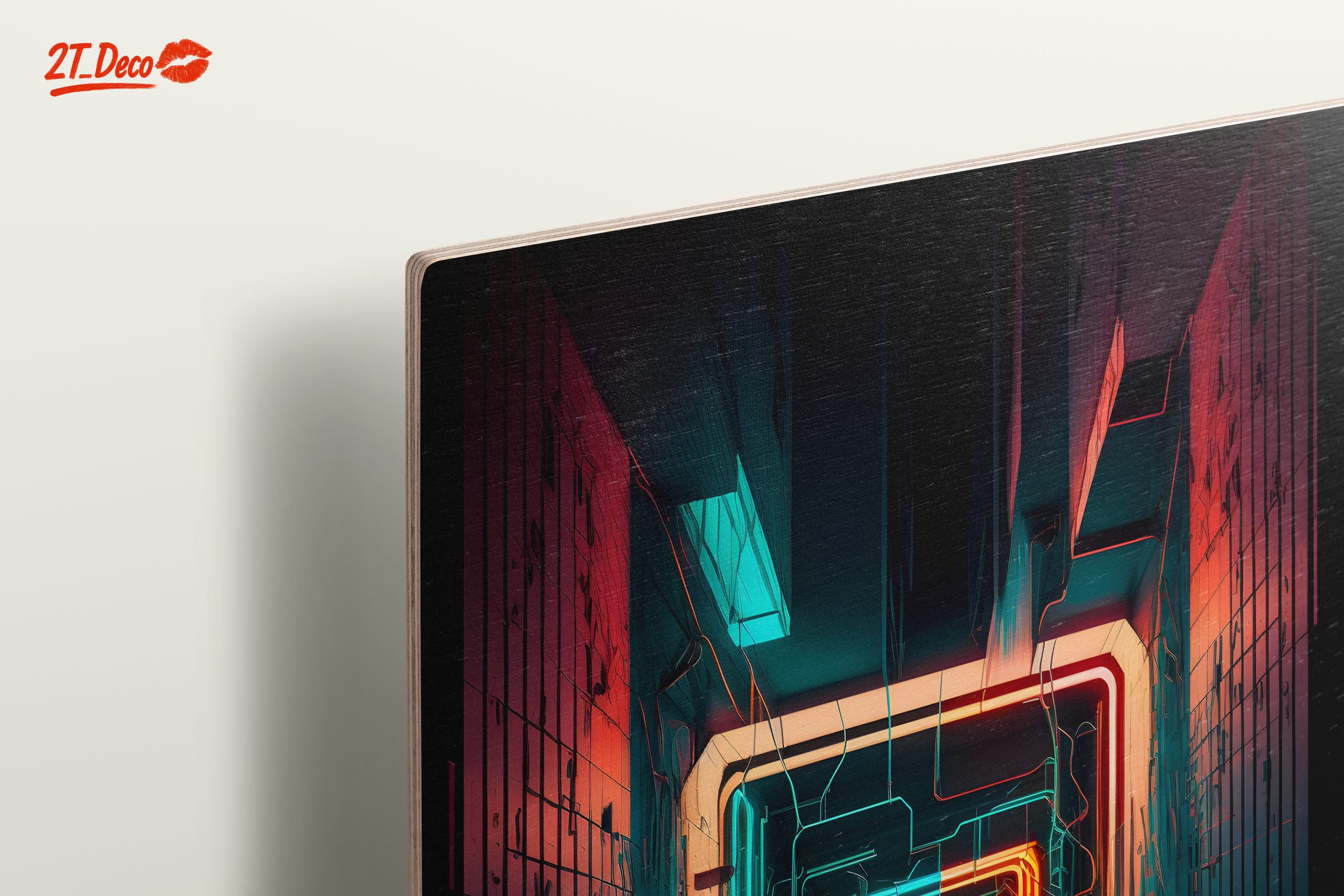 Vibrant Neon Urban Landscape Design - Image 15