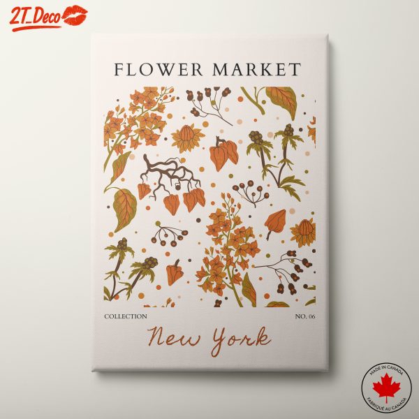 Flower Market Art Print of New York