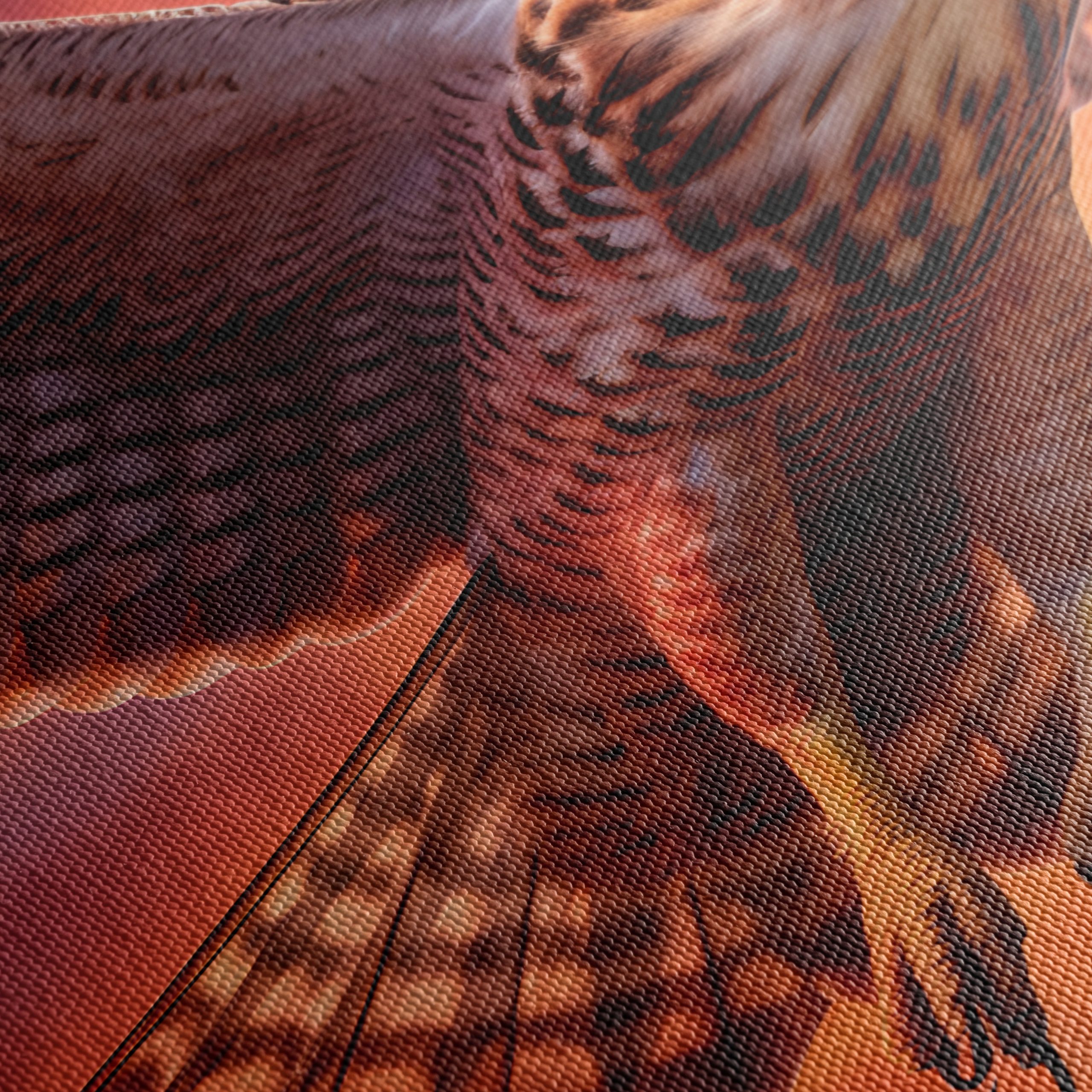 Majestic Hawk in Flight Against a Vibrant Sky - Image 5