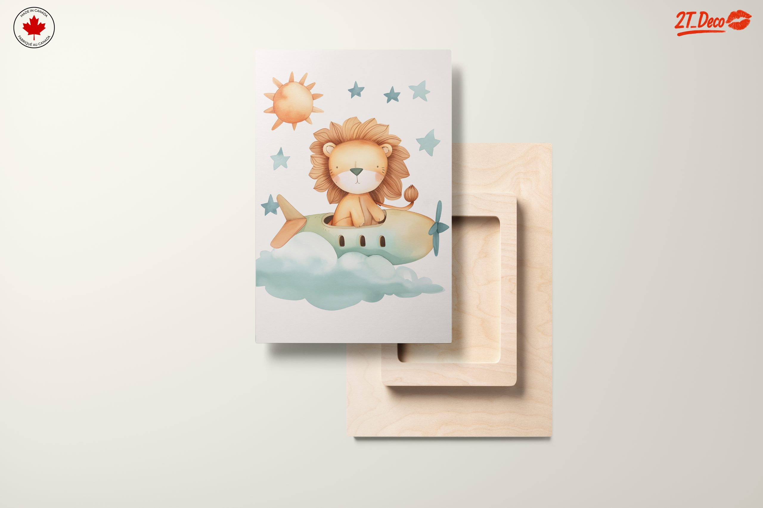 Playful Lion in an Airplane - Image 11