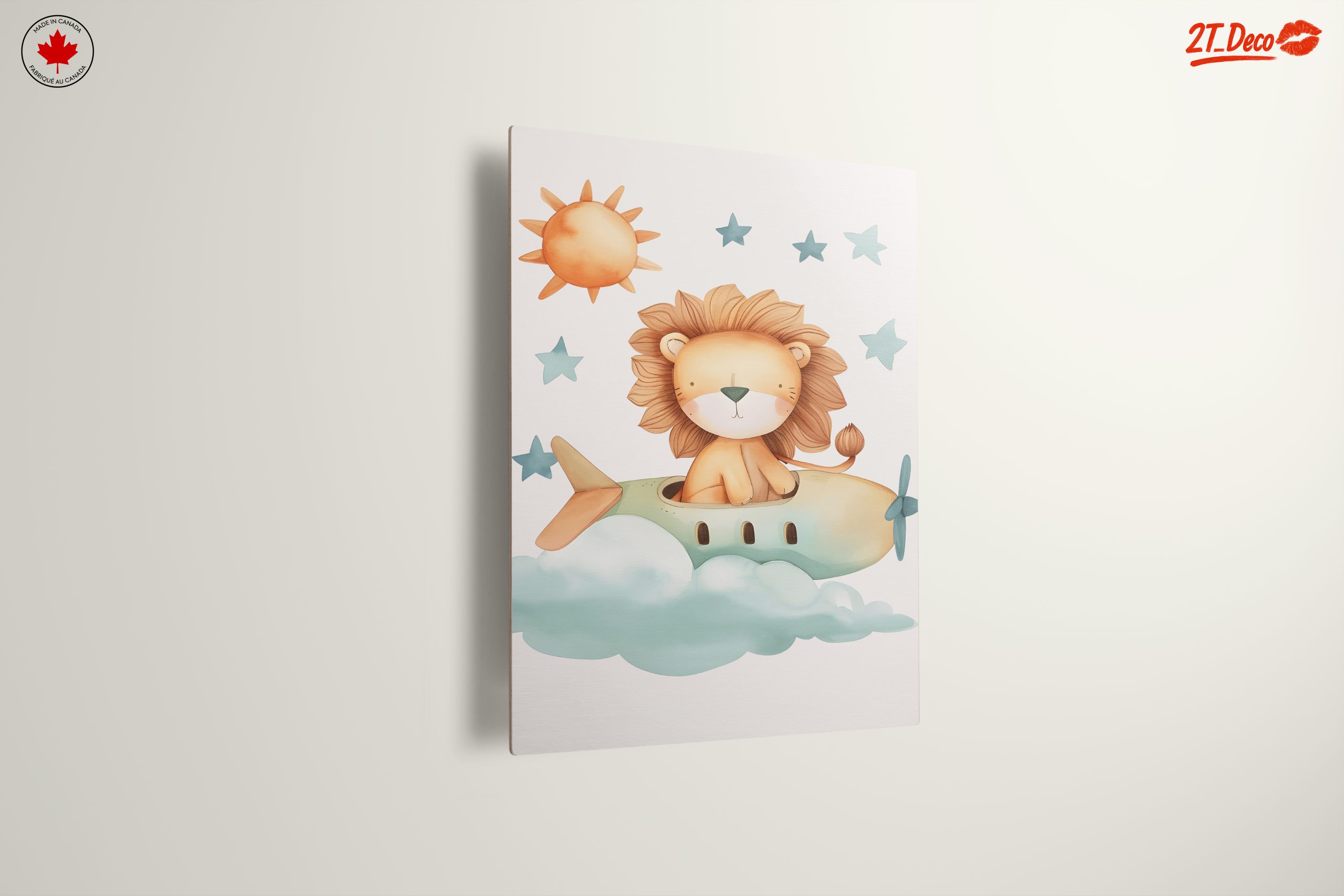 Playful Lion in an Airplane - Image 13