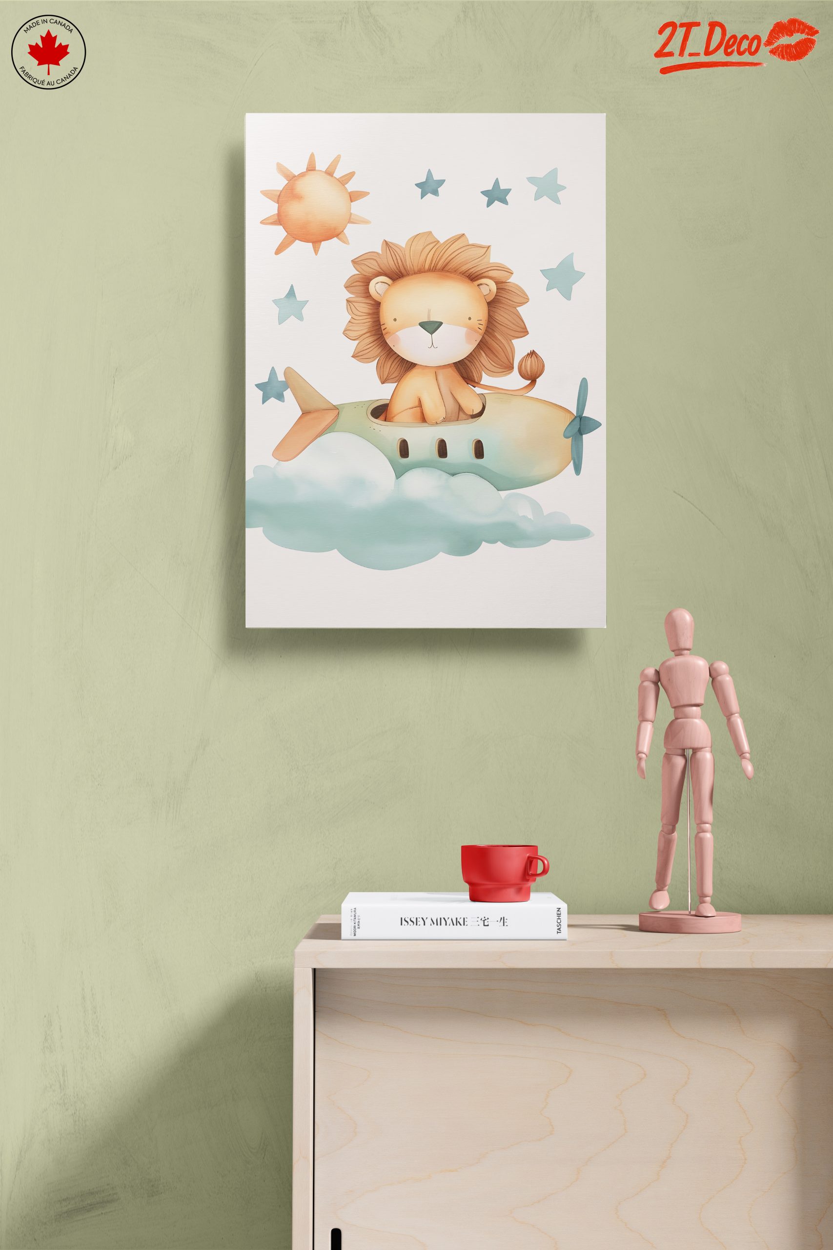 Playful Lion in an Airplane - Image 14