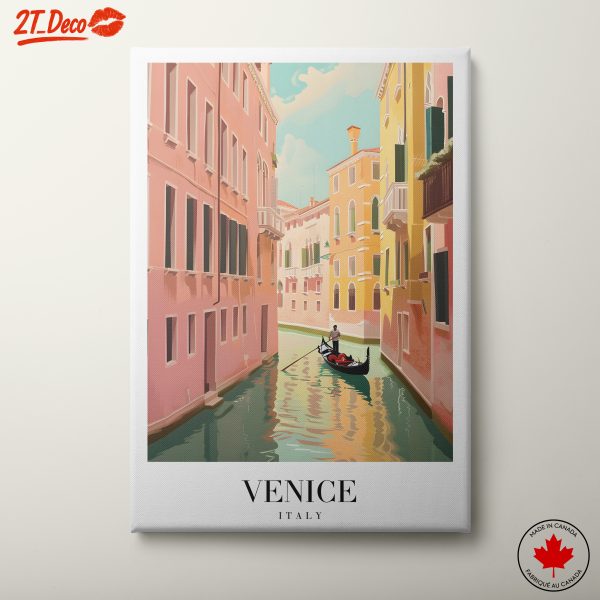 Scenic Venice Urban Landscape Artwork