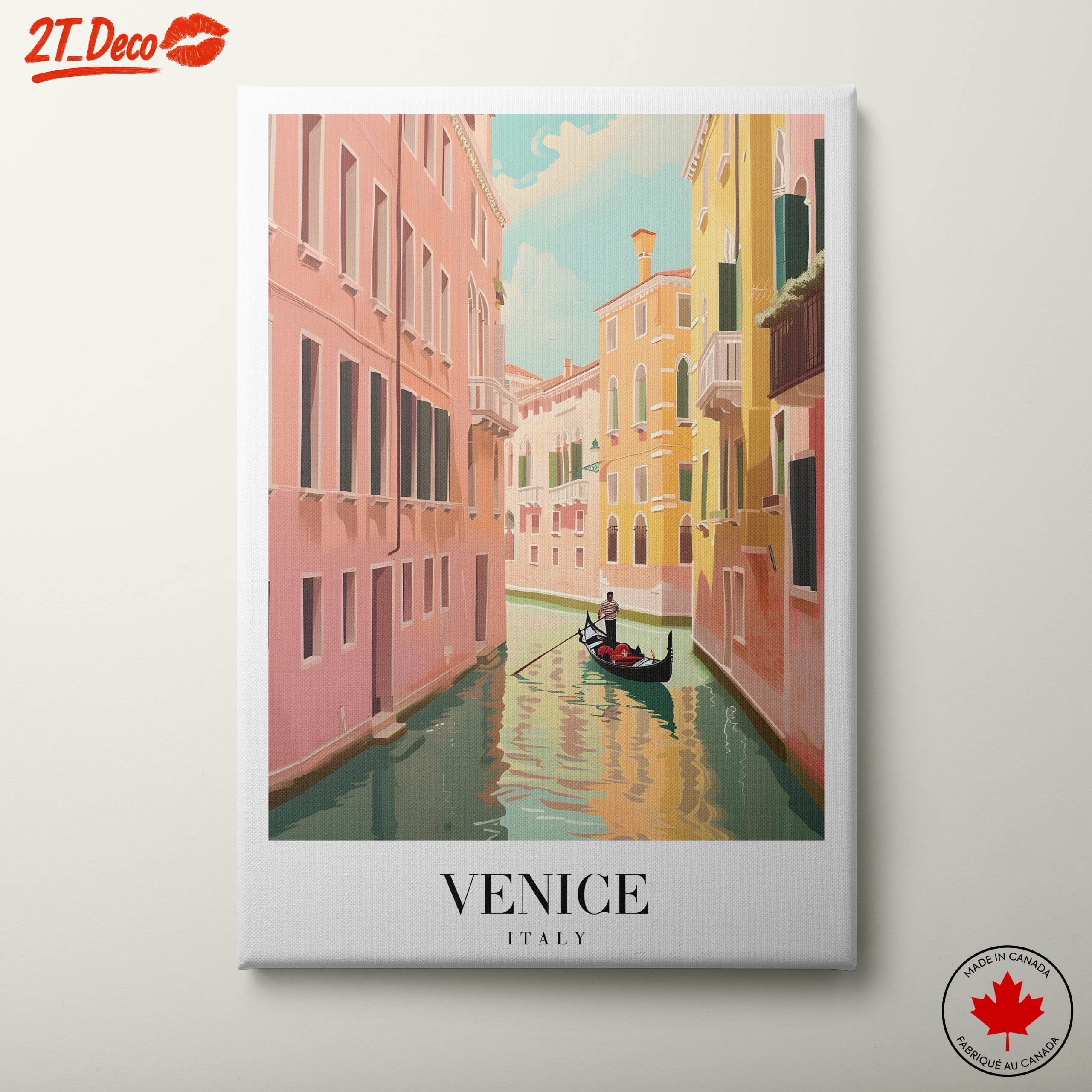 Scenic Venice Urban Landscape Artwork