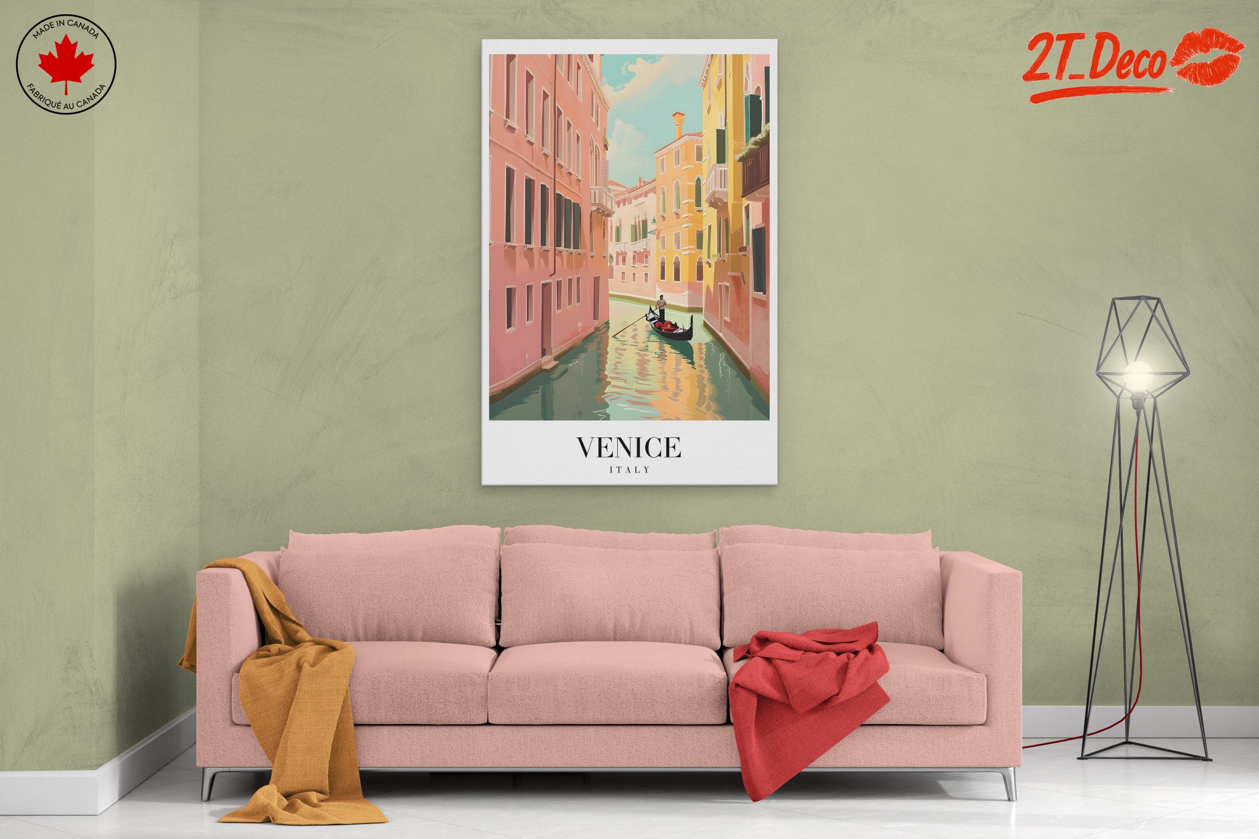 Scenic Venice Urban Landscape Artwork - Image 2