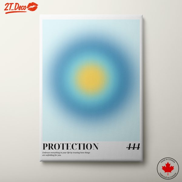 Abstract Protection Art with Calming Colors