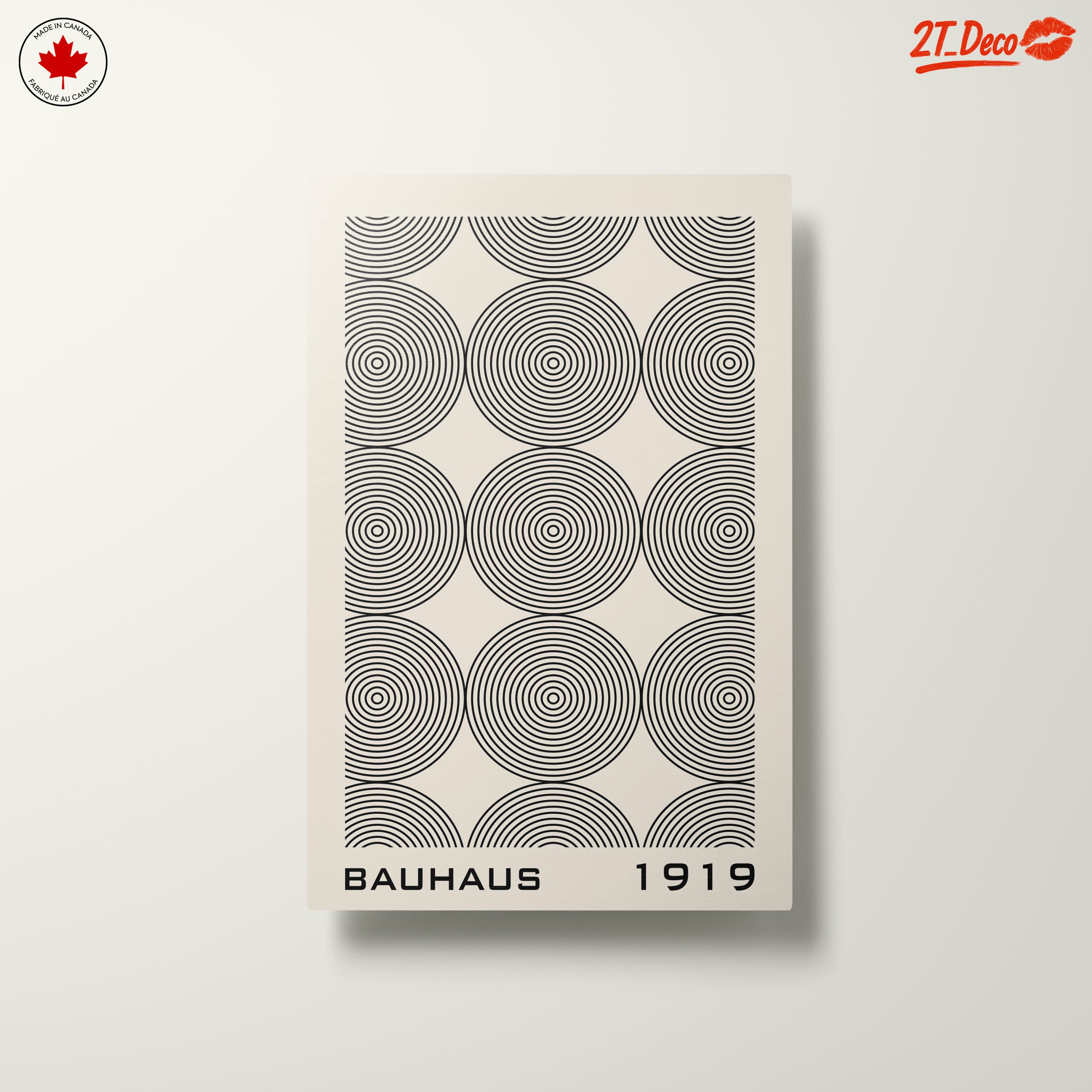 Bauhaus Circle Pattern Art - Image 10