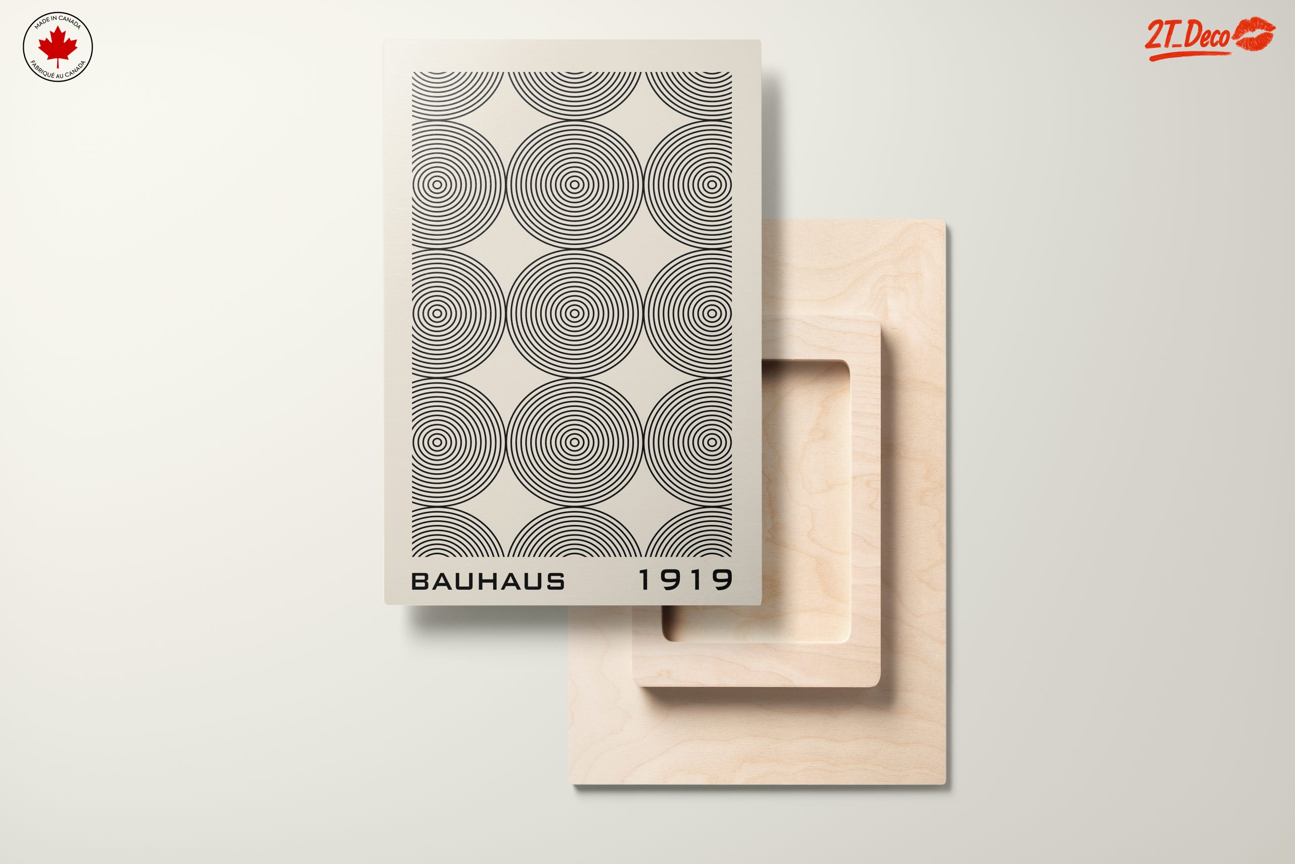 Bauhaus Circle Pattern Art - Image 11