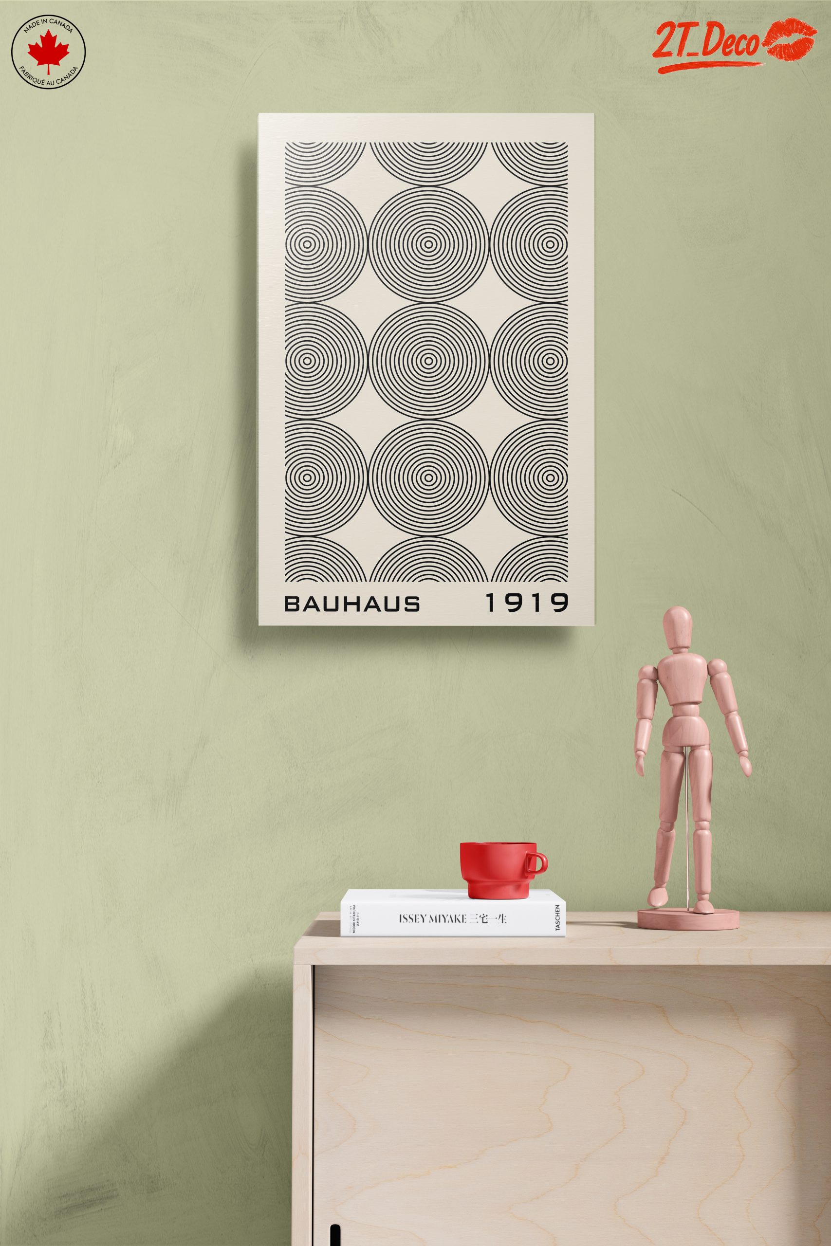 Bauhaus Circle Pattern Art - Image 14