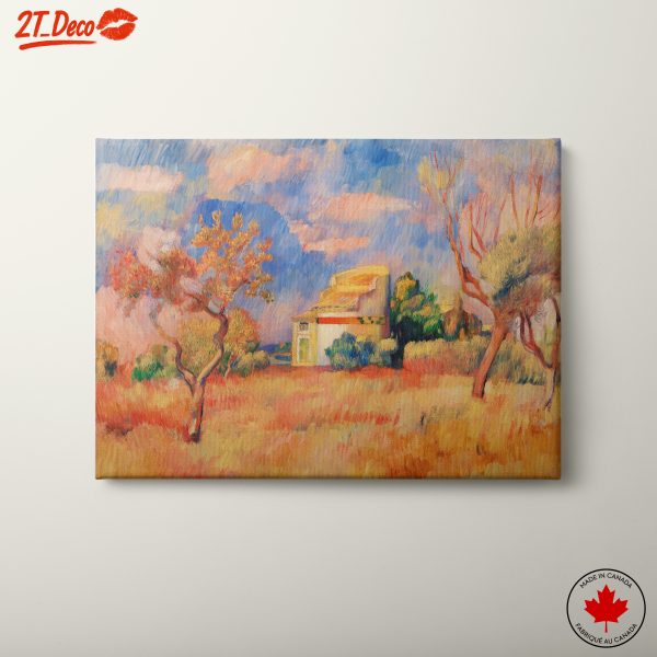 Stylized Contemporary Landscape with Trees