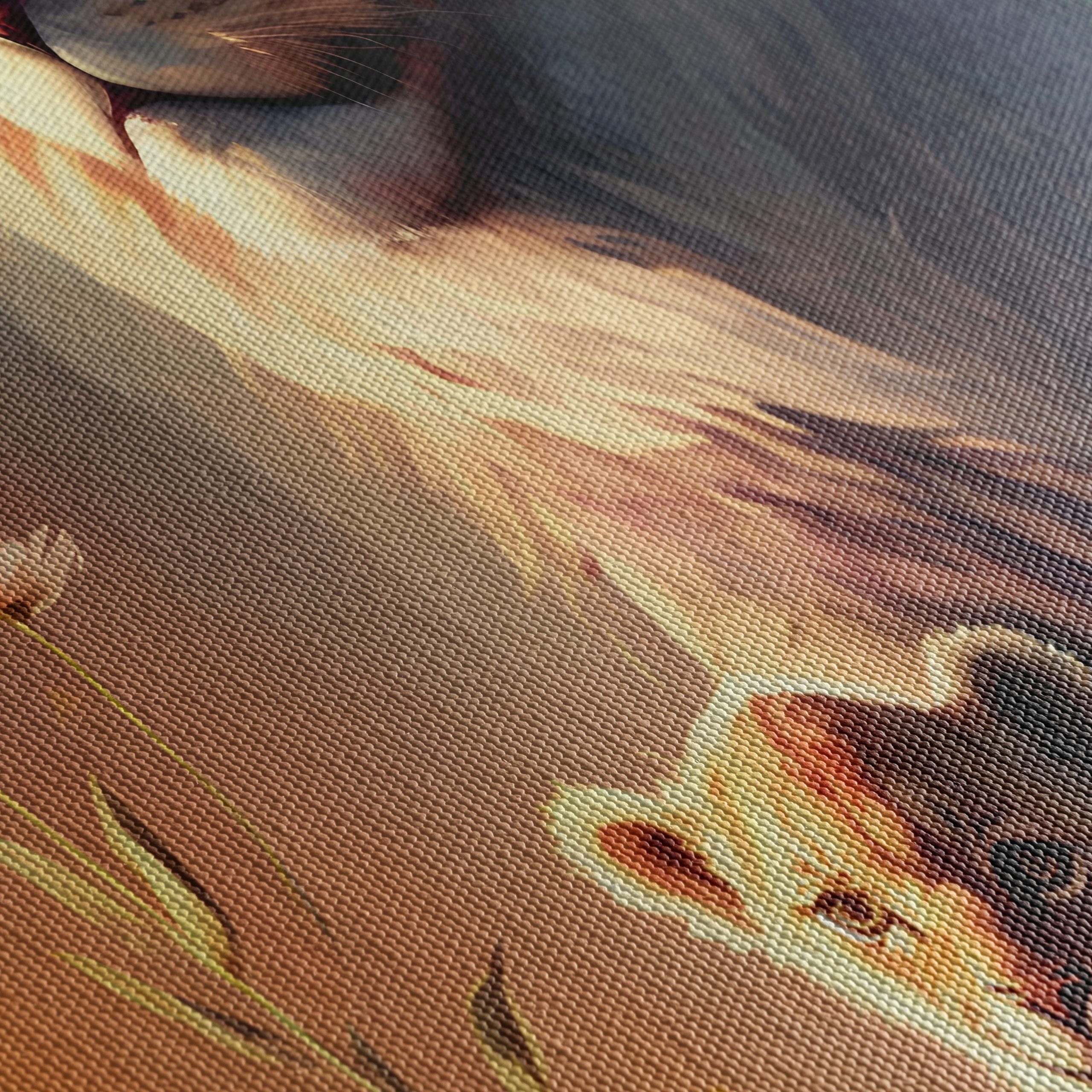 Adorable Lion and Cub Illustration - Image 5