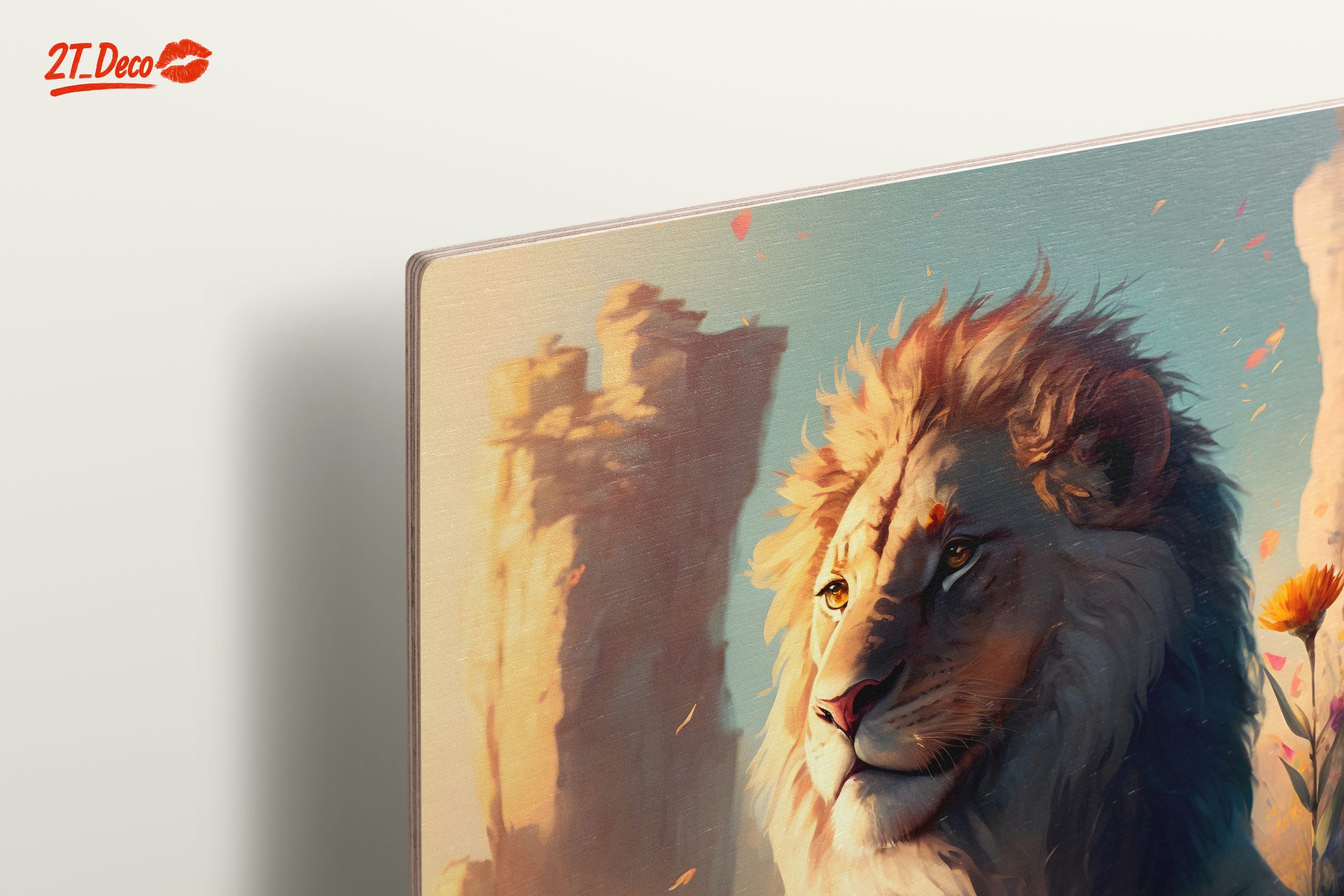 Adorable Lion and Cub Illustration - Image 15