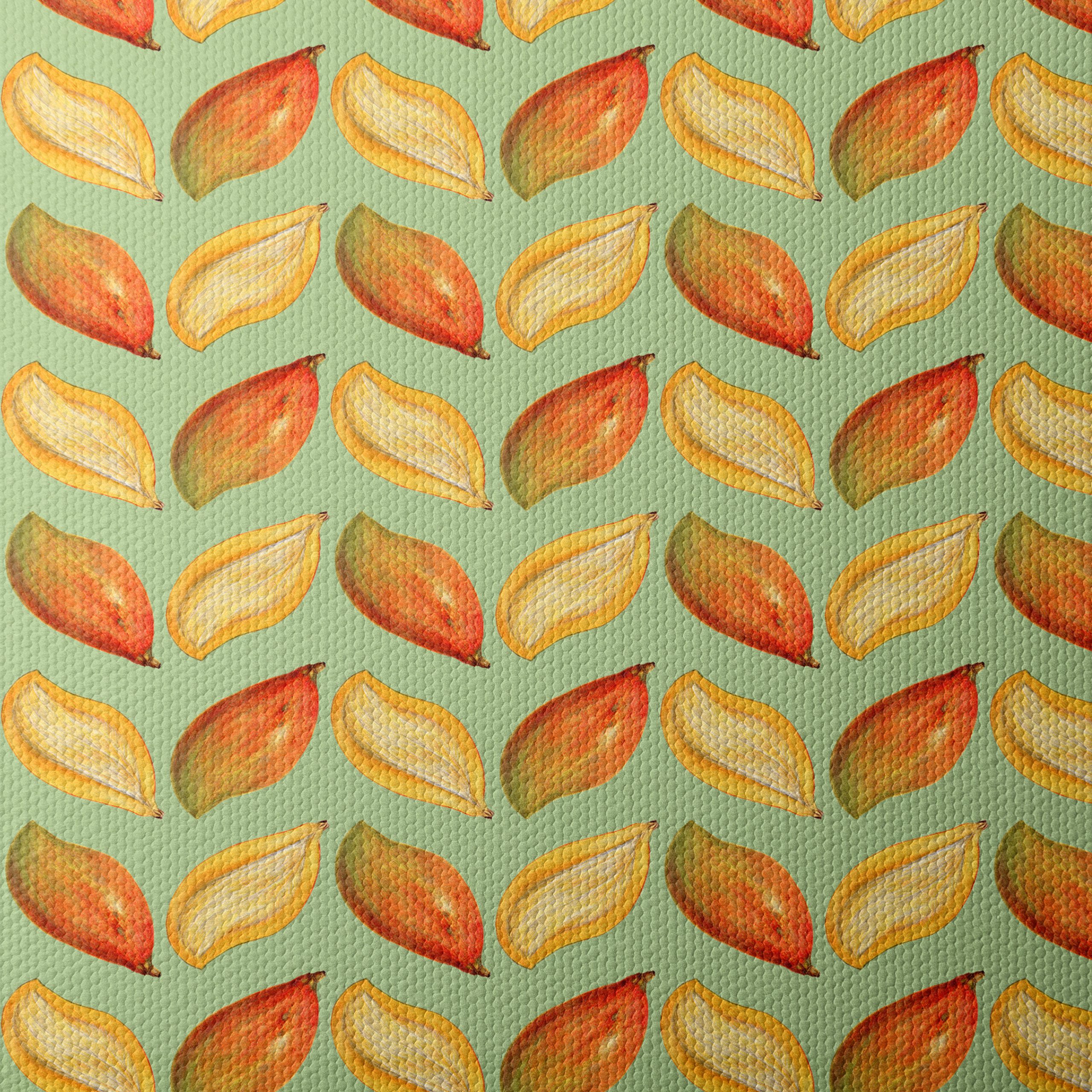 Colorful Botanical Leaf Pattern Art - Image 4