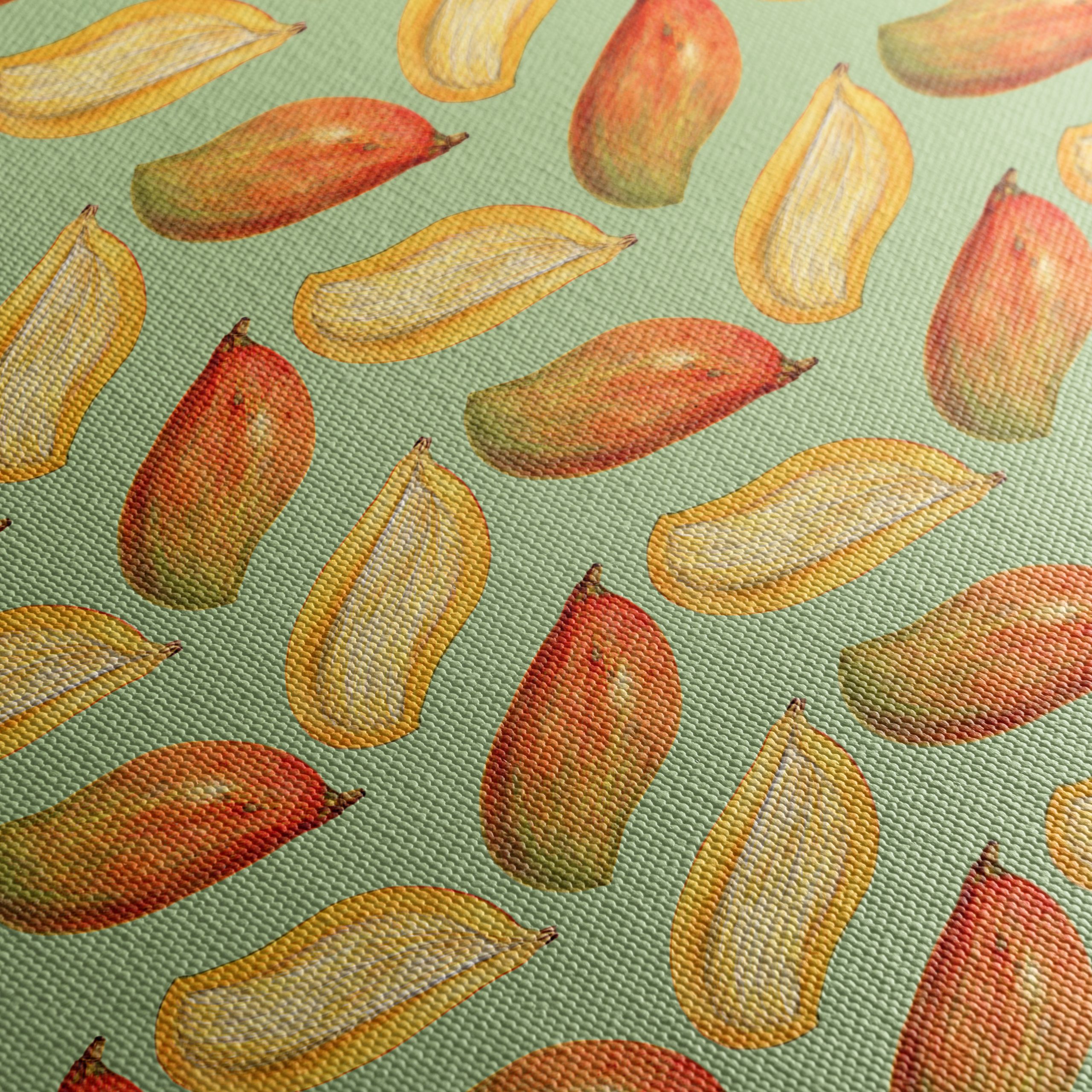 Colorful Botanical Leaf Pattern Art - Image 5
