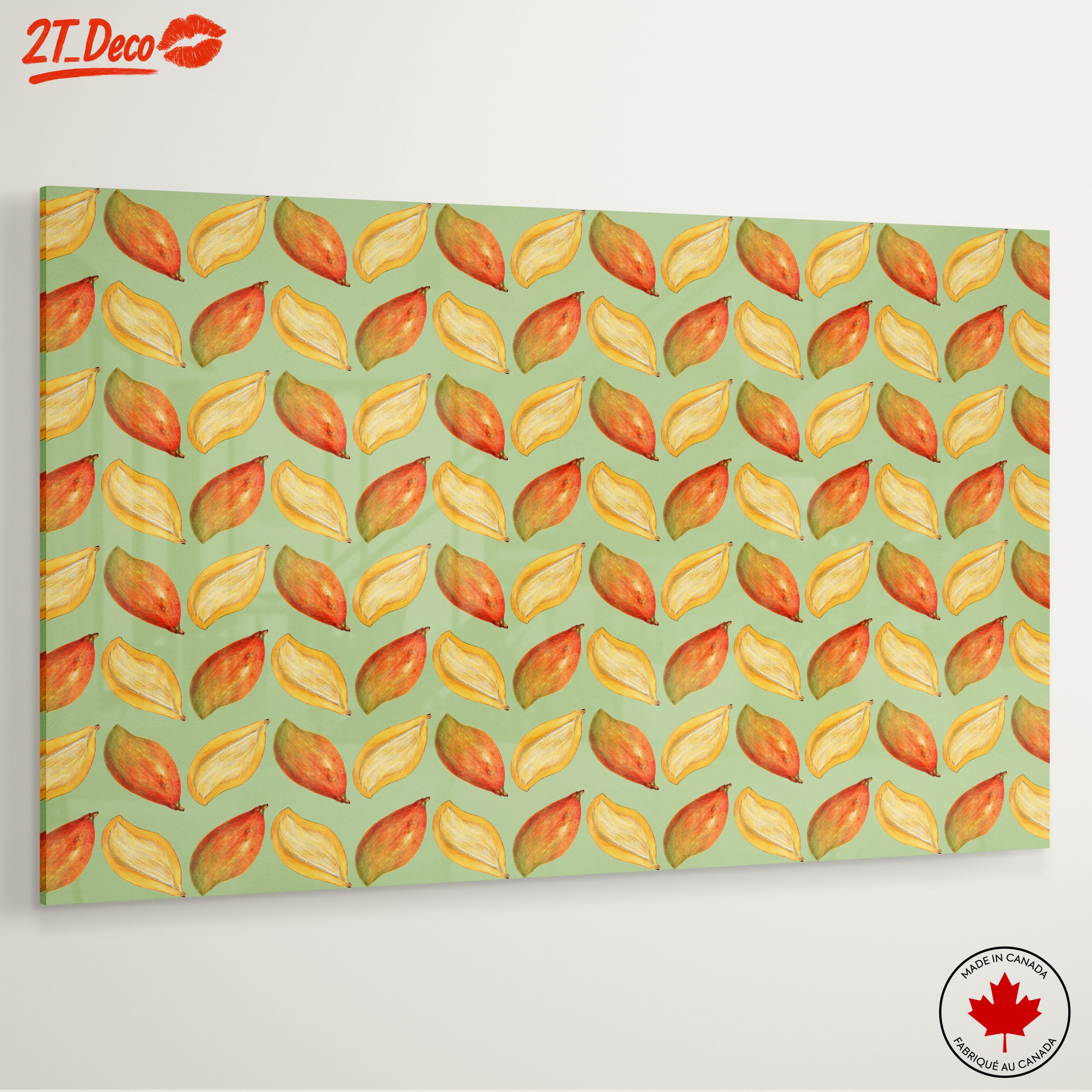 Colorful Botanical Leaf Pattern Art - Image 6
