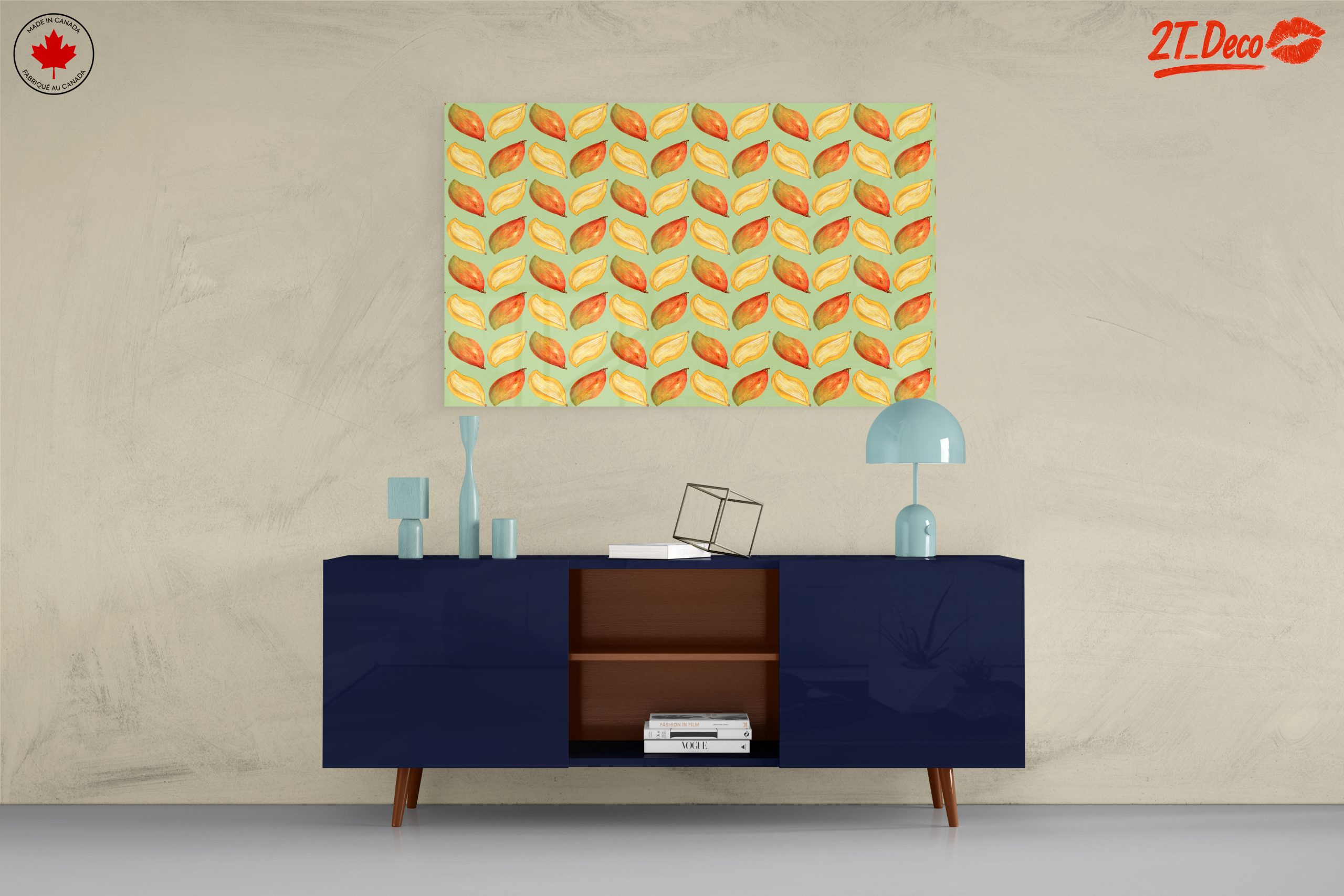 Colorful Botanical Leaf Pattern Art - Image 8