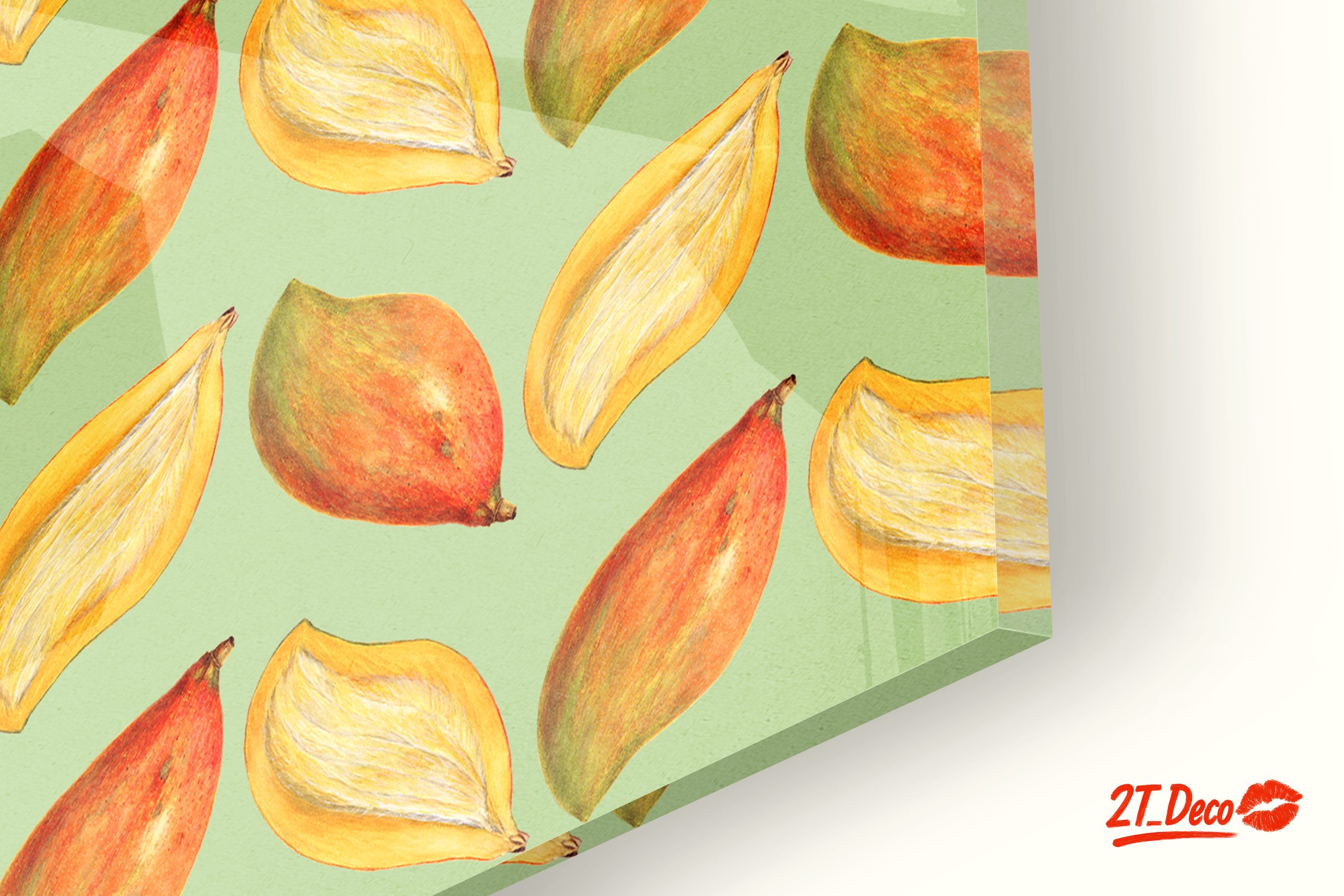 Colorful Botanical Leaf Pattern Art - Image 9