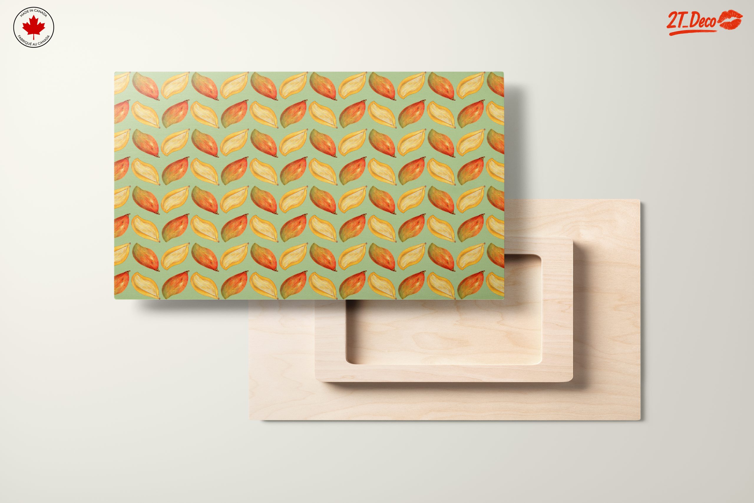 Colorful Botanical Leaf Pattern Art - Image 11