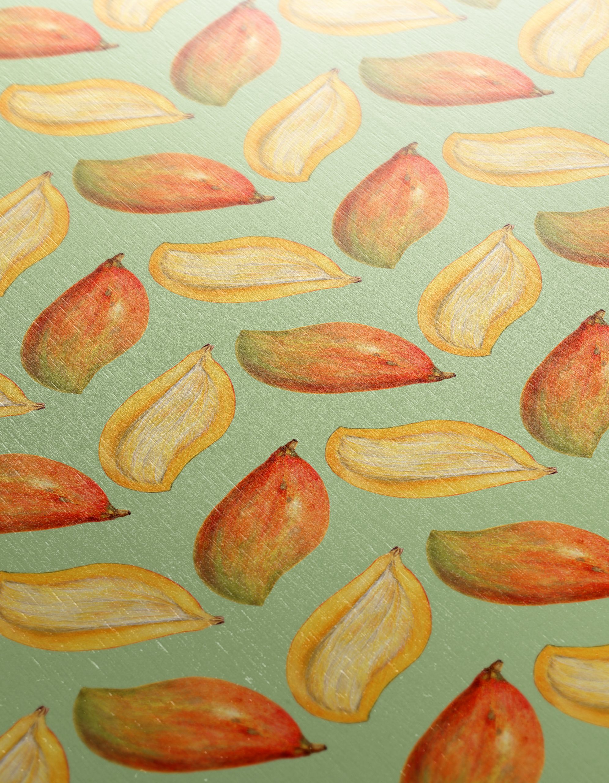 Colorful Botanical Leaf Pattern Art - Image 12