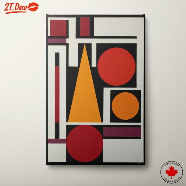 Dynamic Modern Abstract Geometric Art