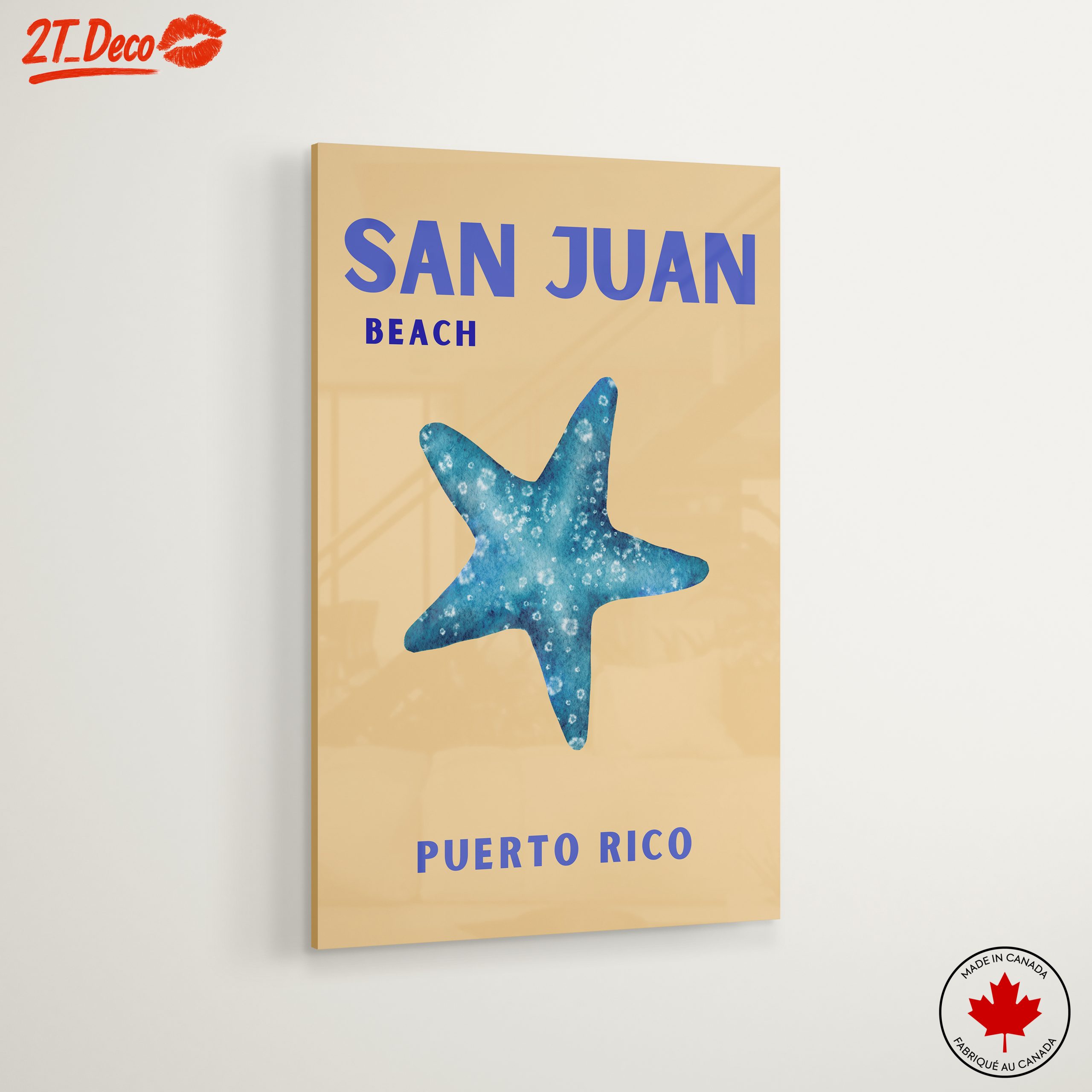 San Juan Beach Starfish Art - Image 6