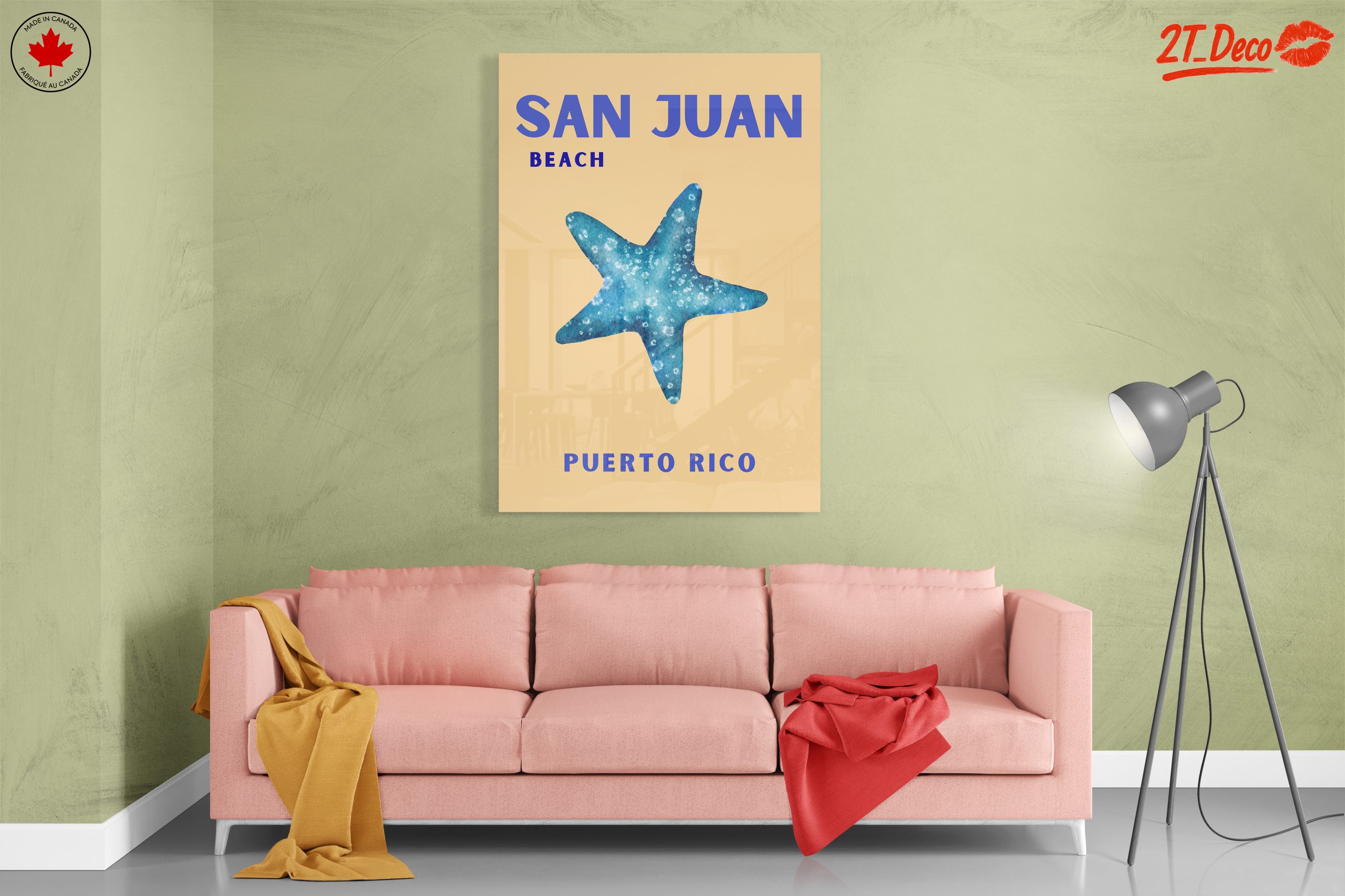 San Juan Beach Starfish Art - Image 7