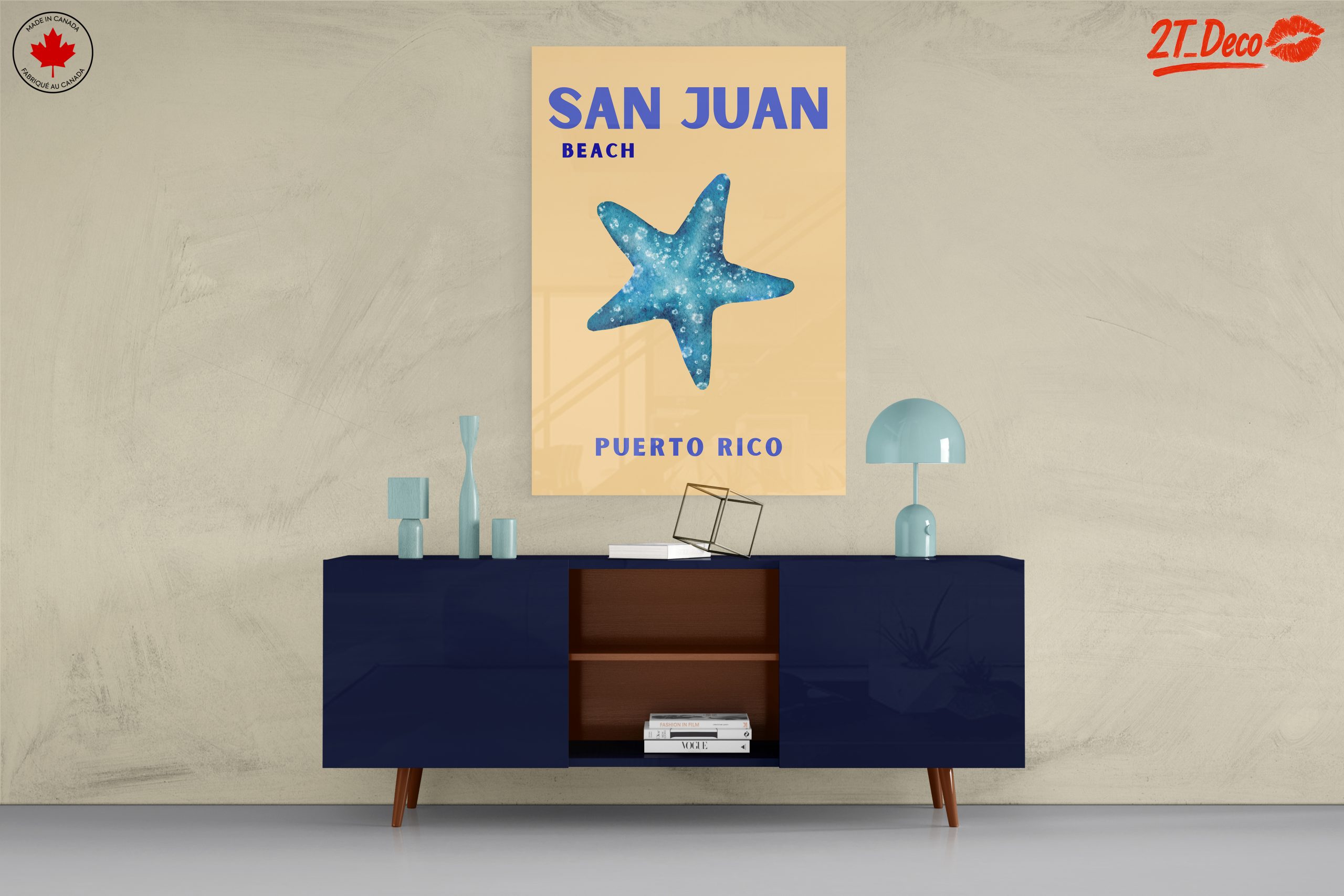 San Juan Beach Starfish Art - Image 8