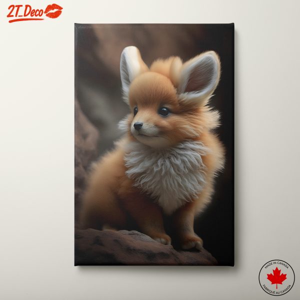 Adorable Fluffy Fox Character