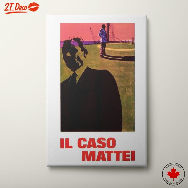 Il Caso Mattei Vintage Poster Art