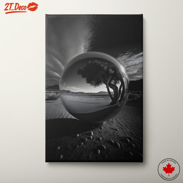 Reflective Landscape with Tree
