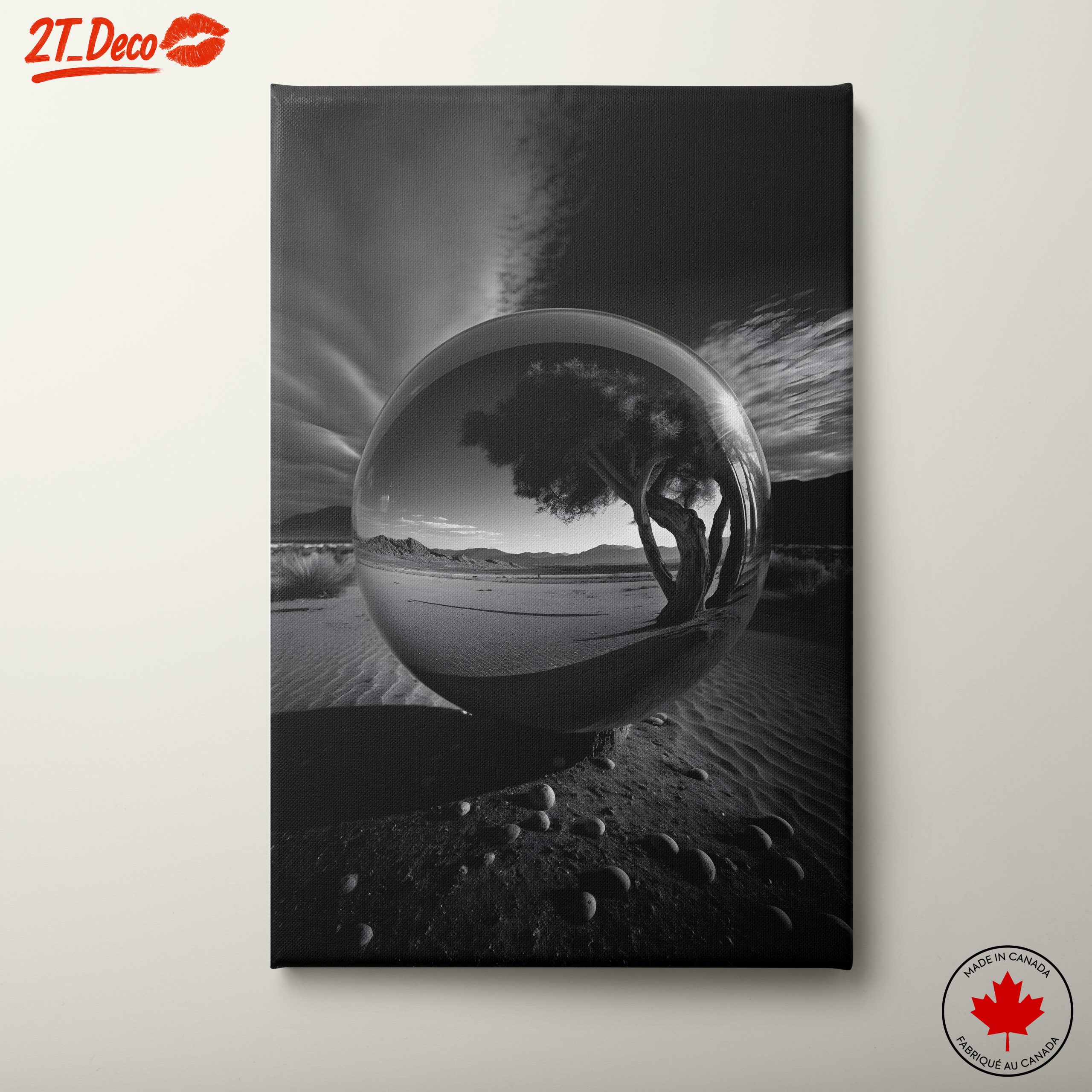Reflective Landscape with Tree