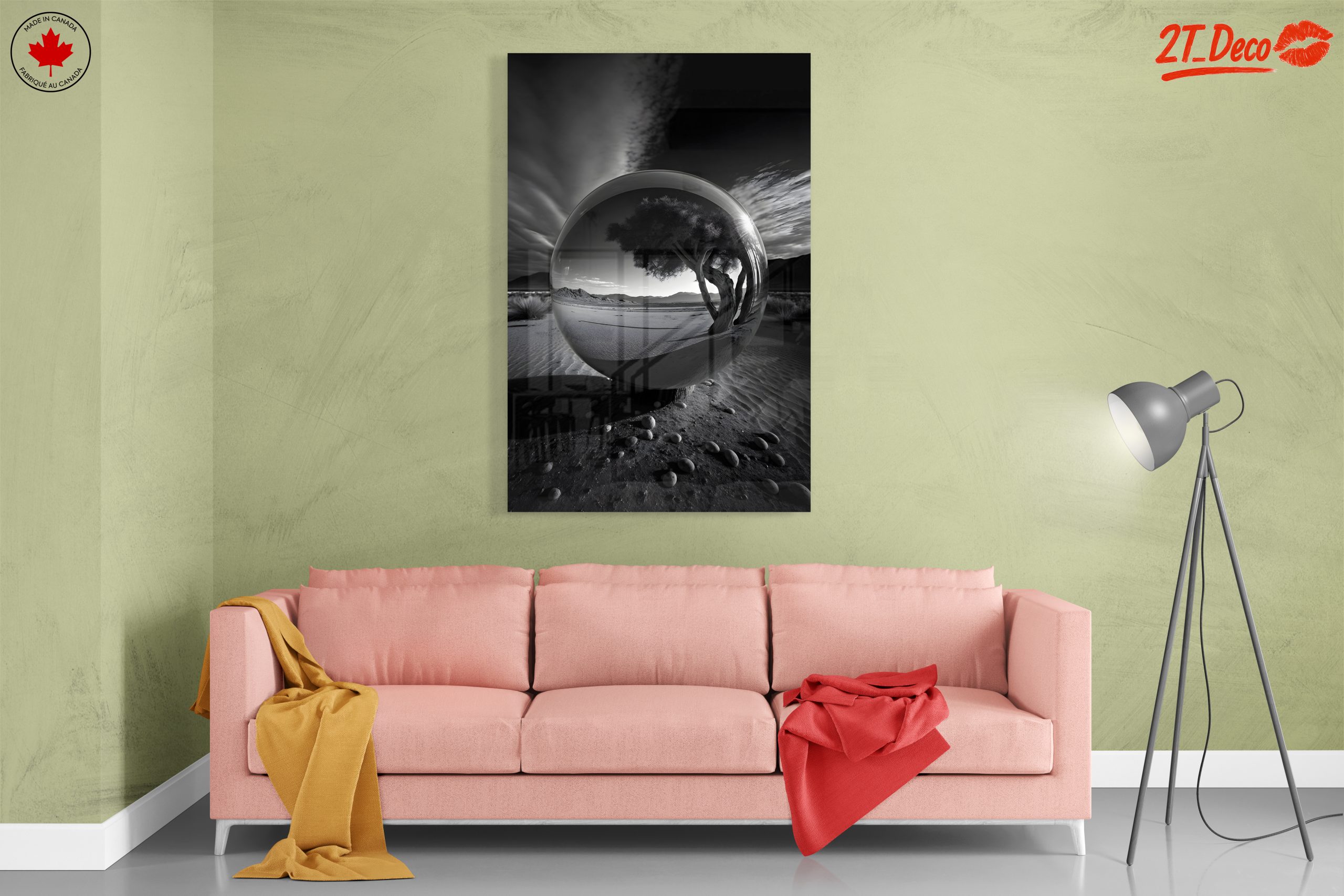 Reflective Landscape with Tree - Image 7