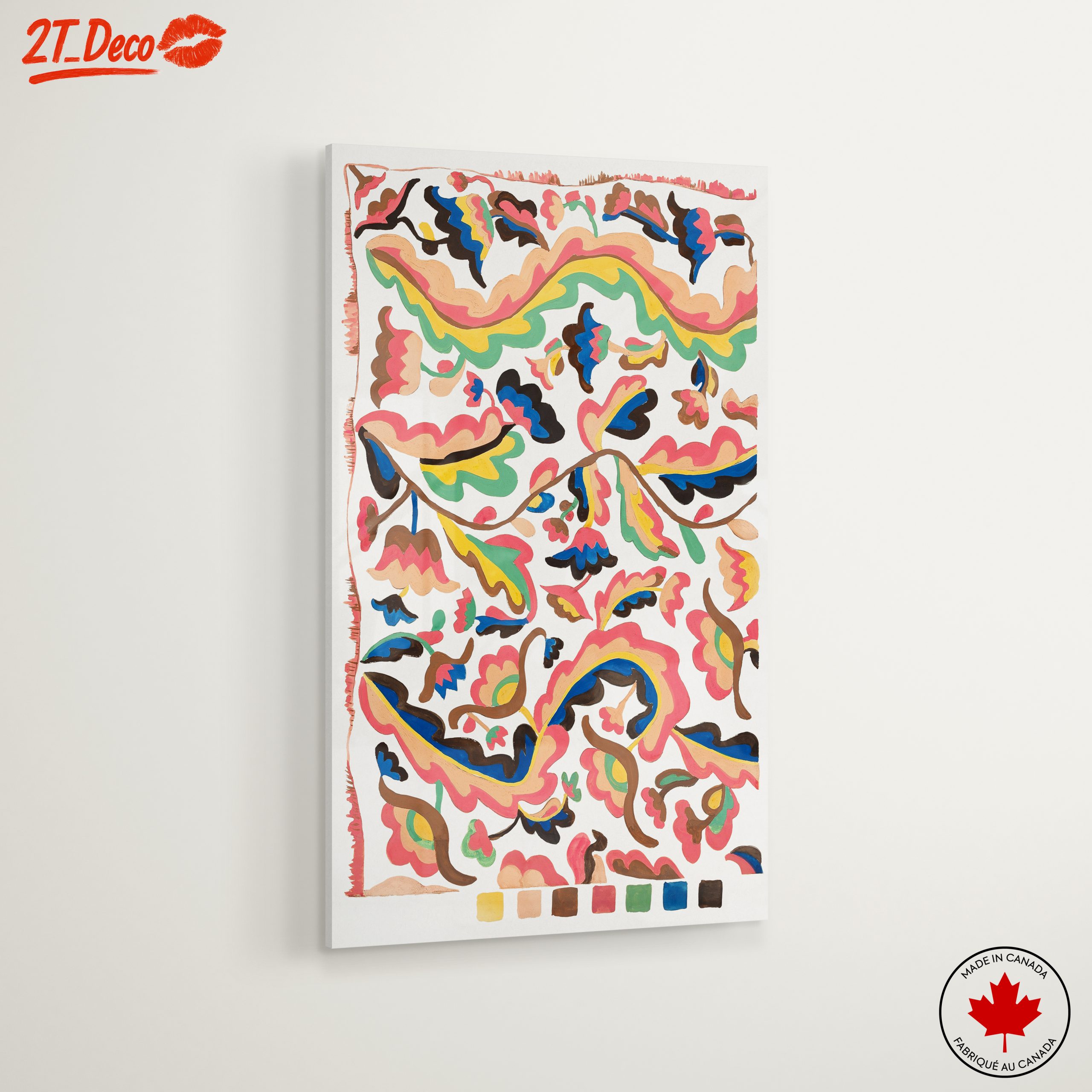 Colorful Abstract Floral Art for Modern Spaces 2 - Image 6