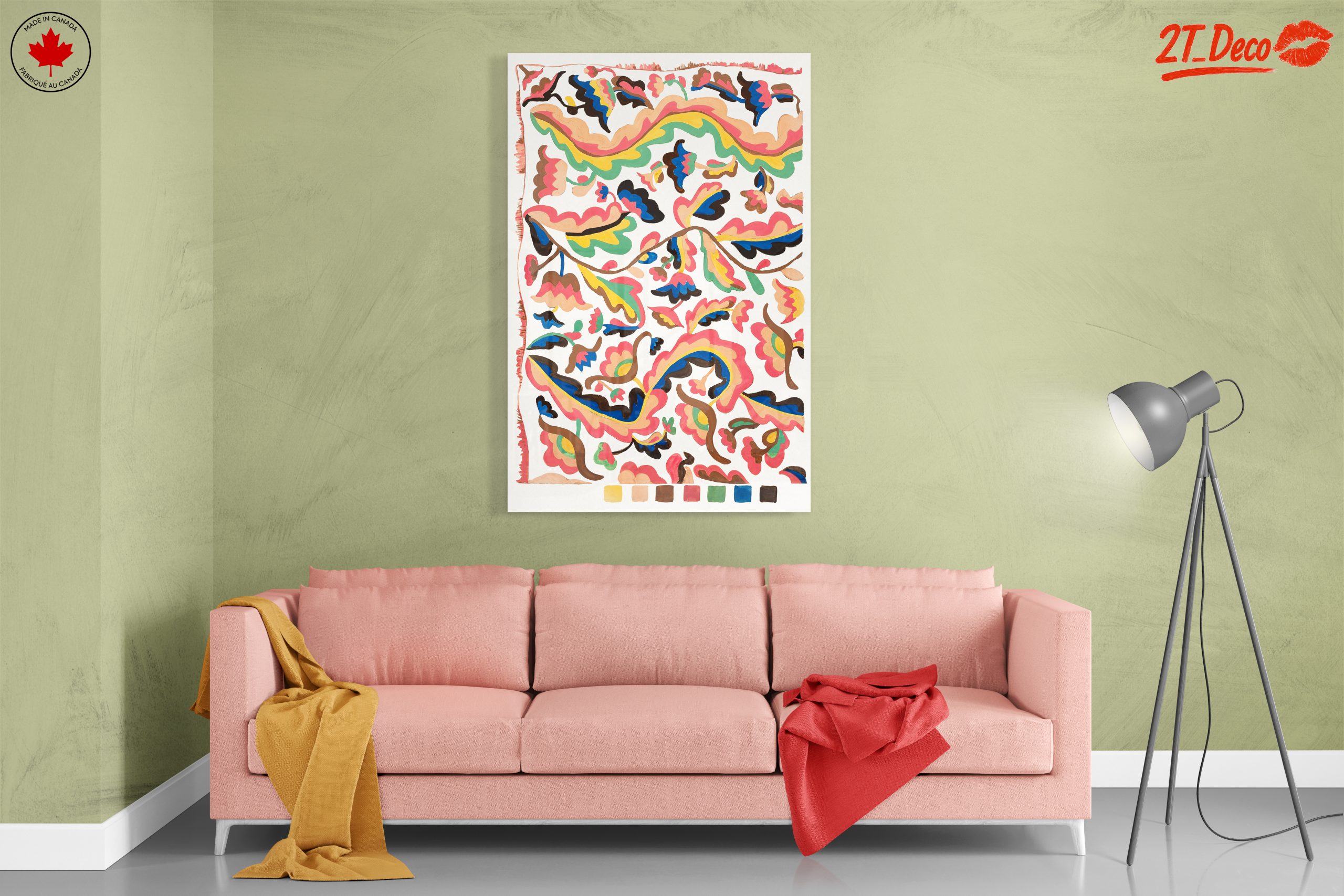 Colorful Abstract Floral Art for Modern Spaces 2 - Image 7