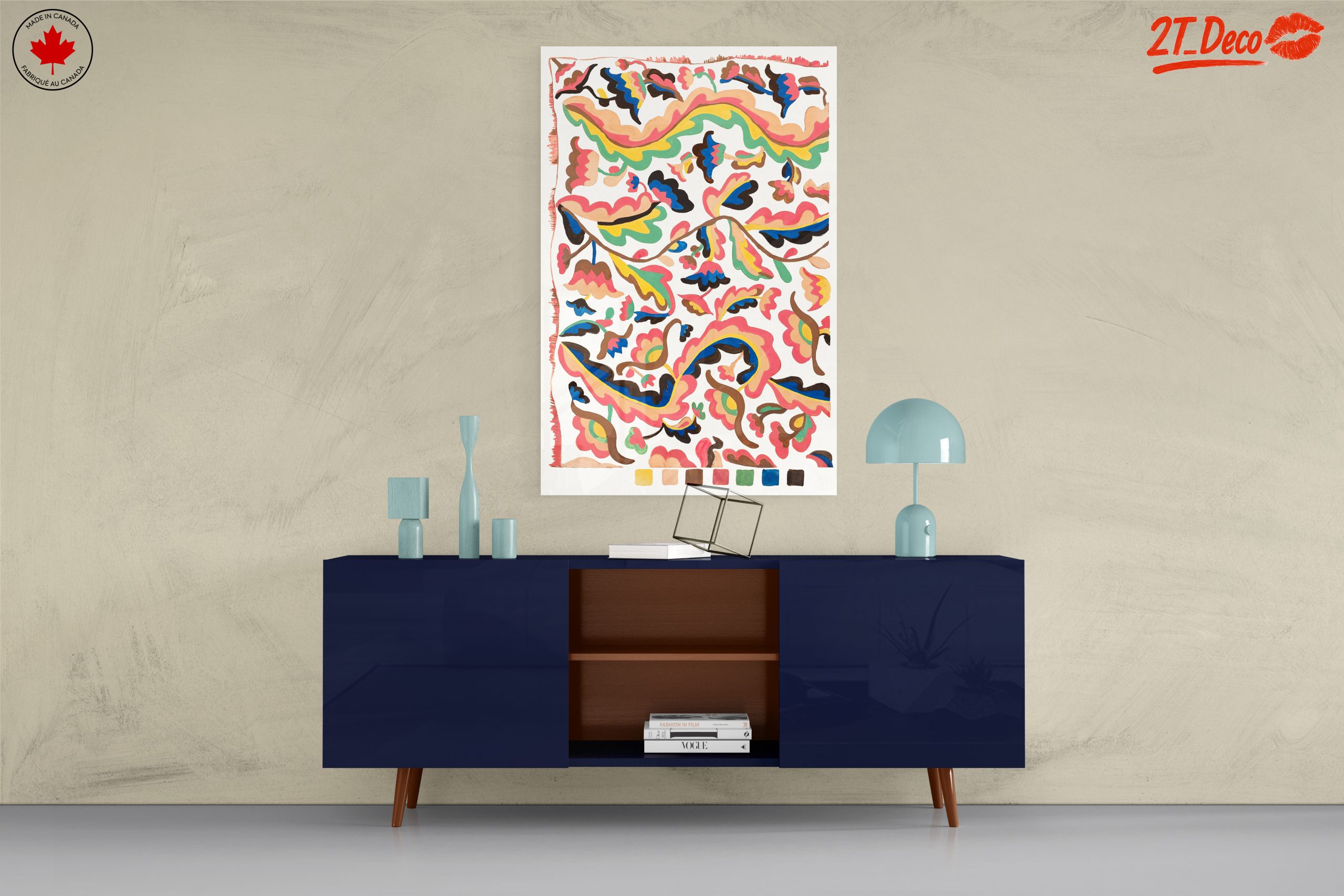 Colorful Abstract Floral Art for Modern Spaces 2 - Image 8