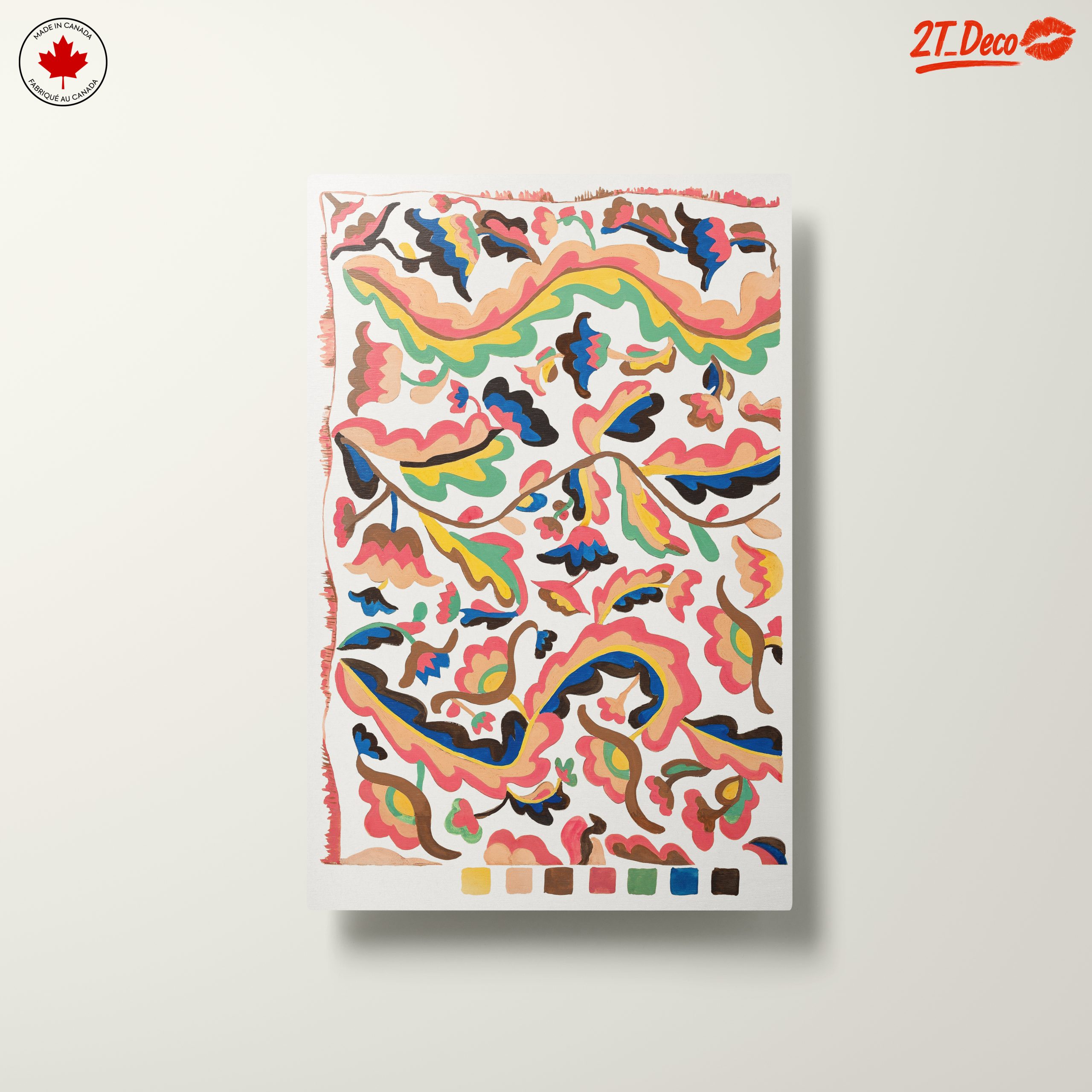 Colorful Abstract Floral Art for Modern Spaces 2 - Image 10
