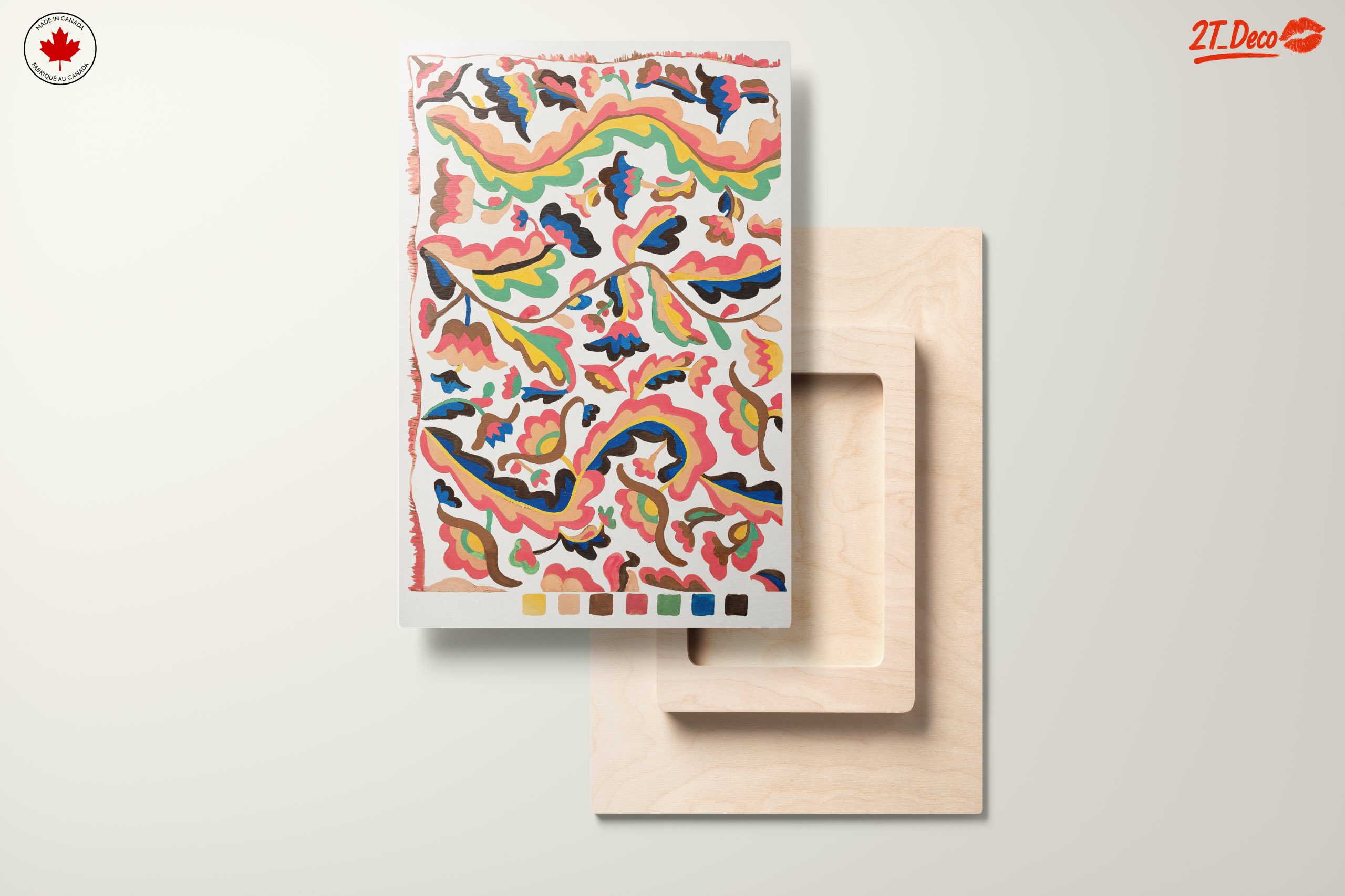 Colorful Abstract Floral Art for Modern Spaces 2 - Image 11