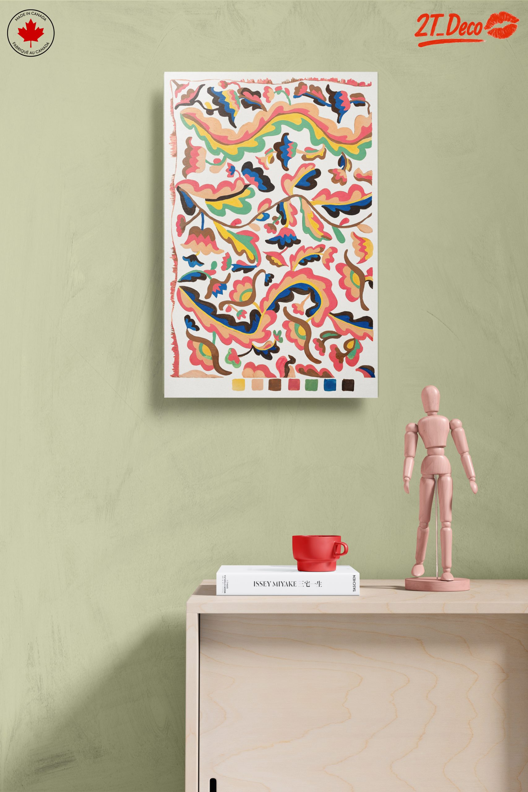 Colorful Abstract Floral Art for Modern Spaces 2 - Image 14