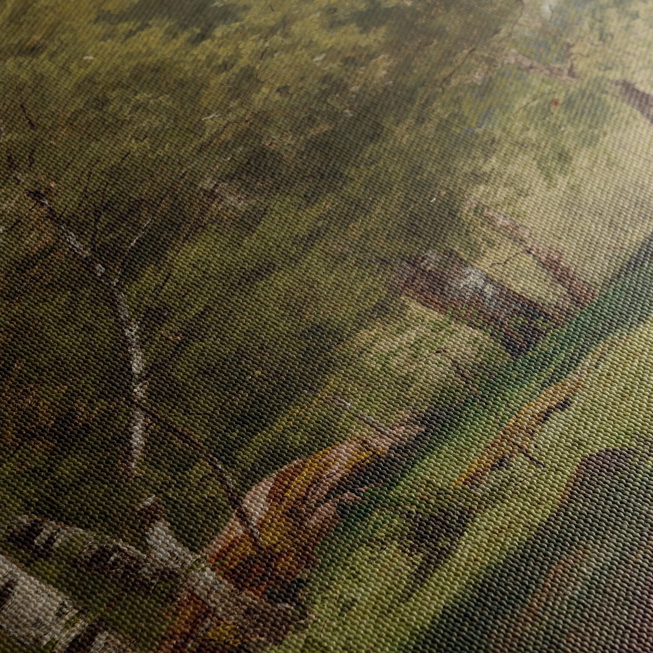 Serene Birch Forest Landscape Art - Image 5