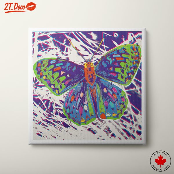 Vibrant Colorful Butterfly Art
