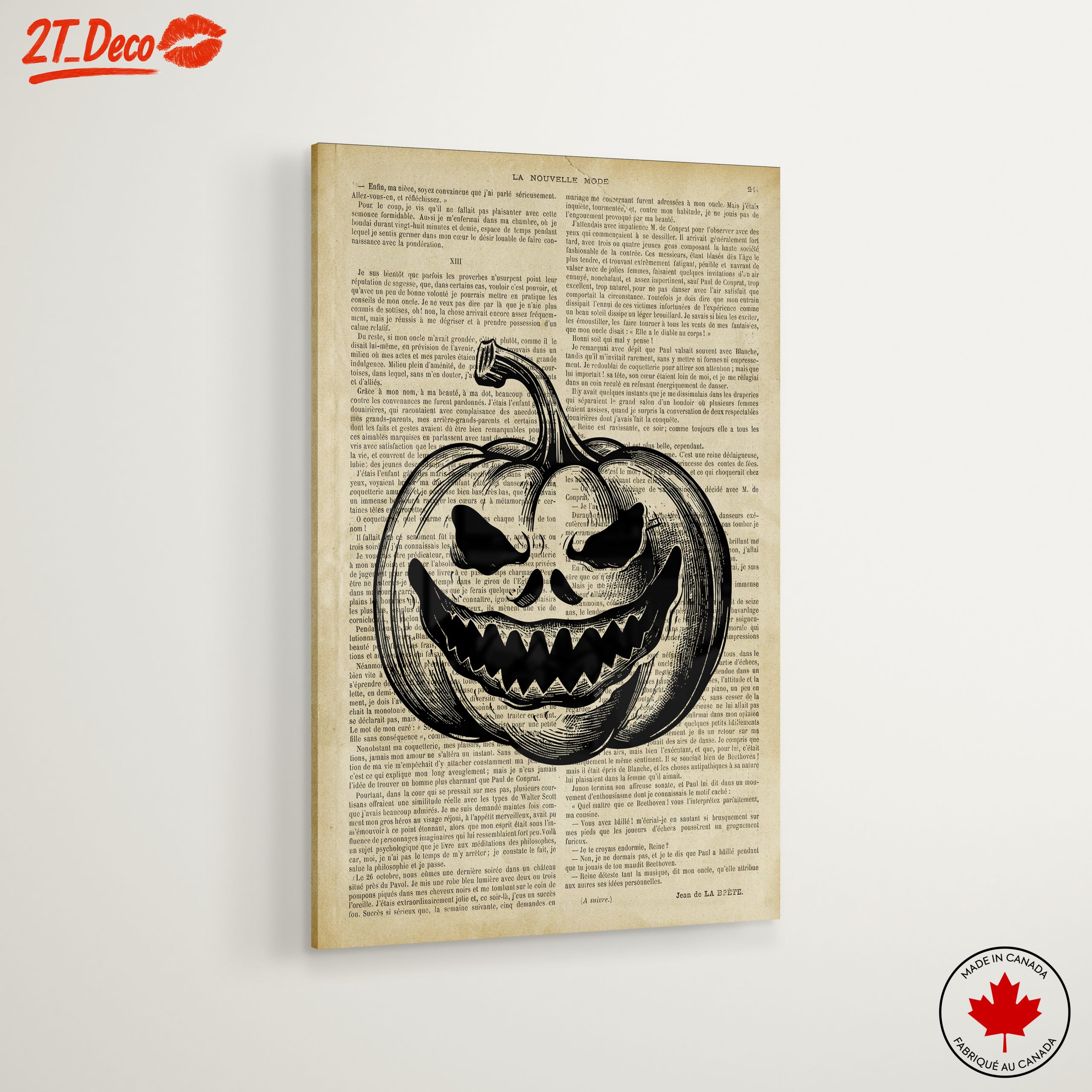 Whimsical Pumpkin Character Art for Halloween - Image 6
