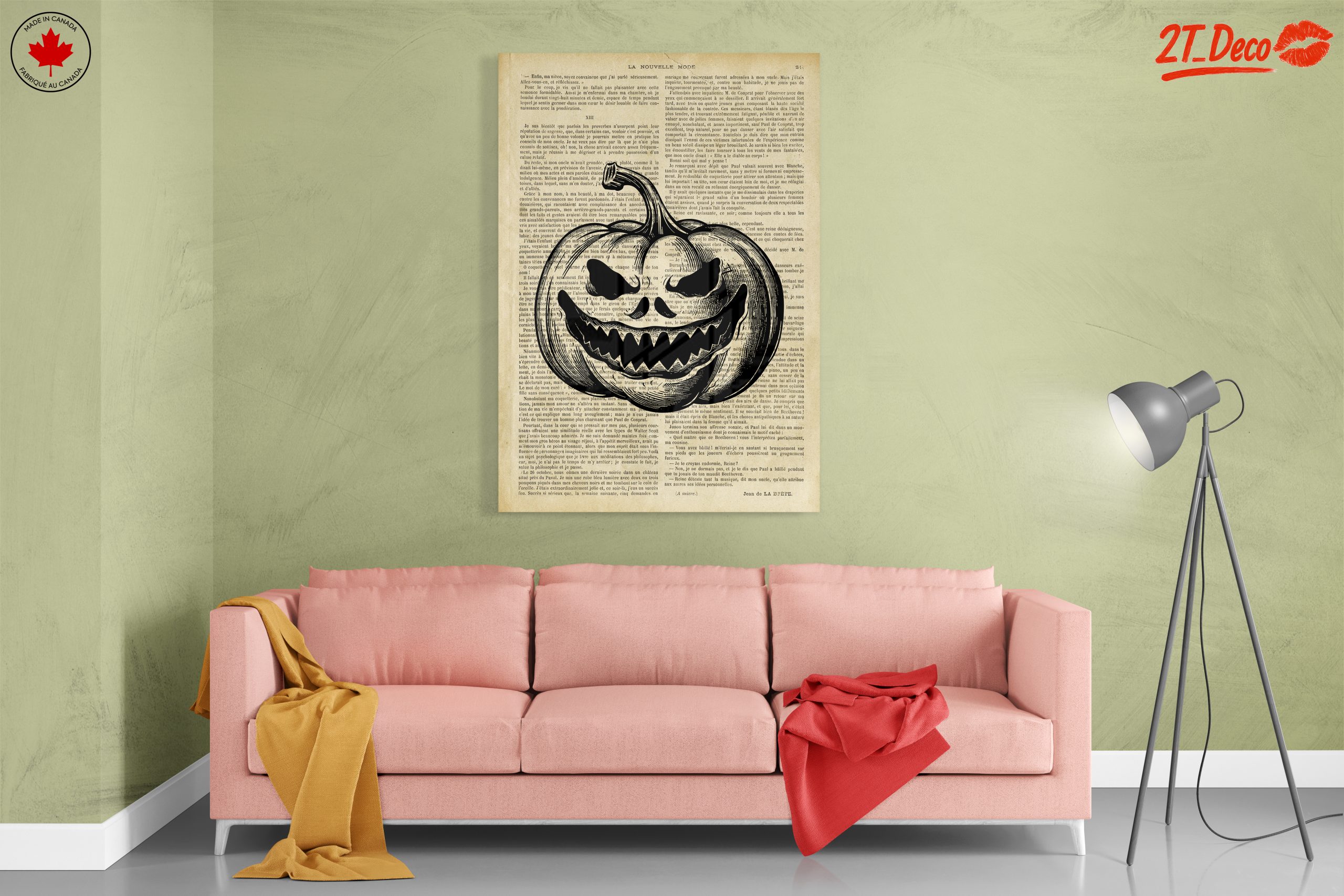 Whimsical Pumpkin Character Art for Halloween - Image 7