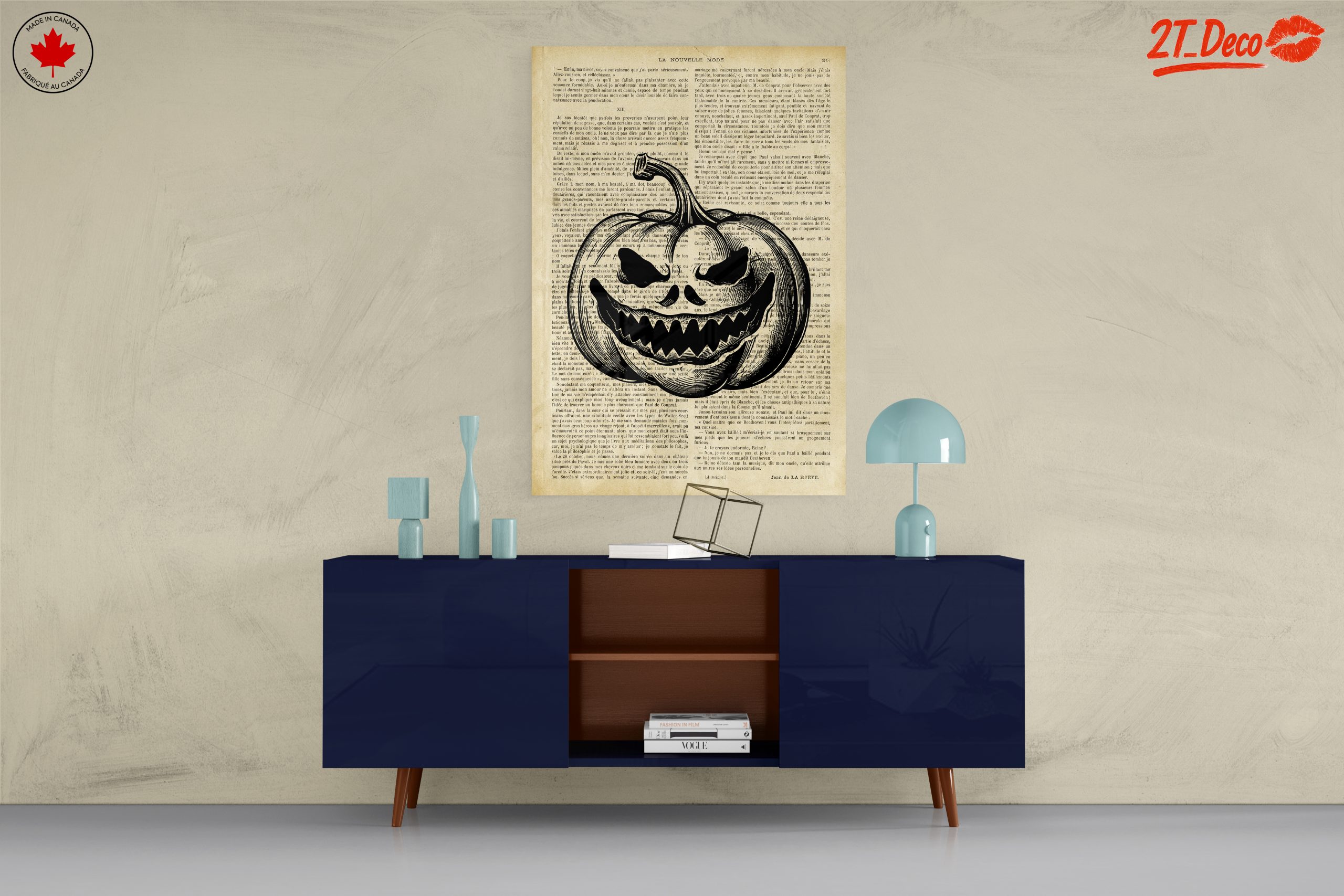 Whimsical Pumpkin Character Art for Halloween - Image 8