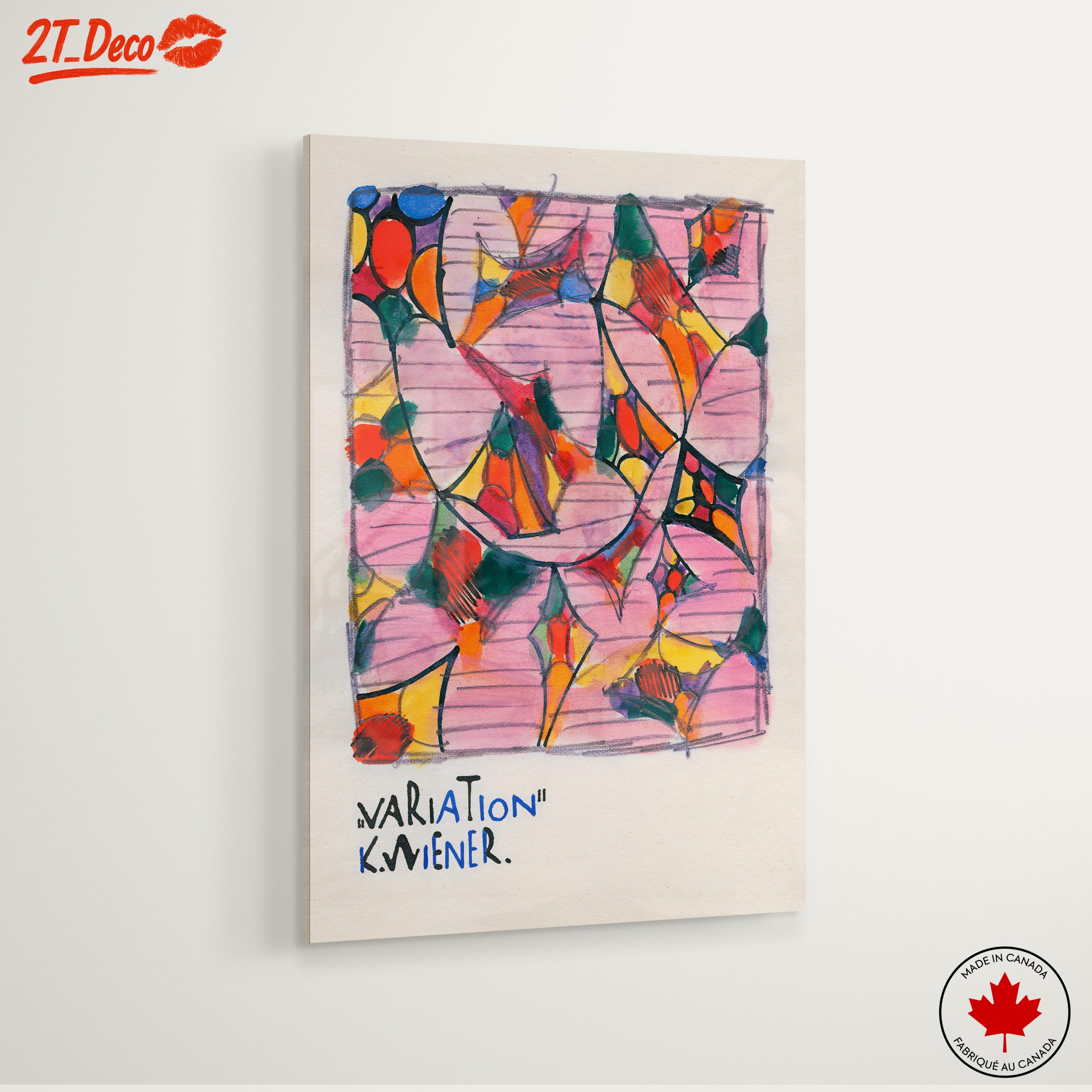 Bold Abstract Colorful Variation Art - Image 6