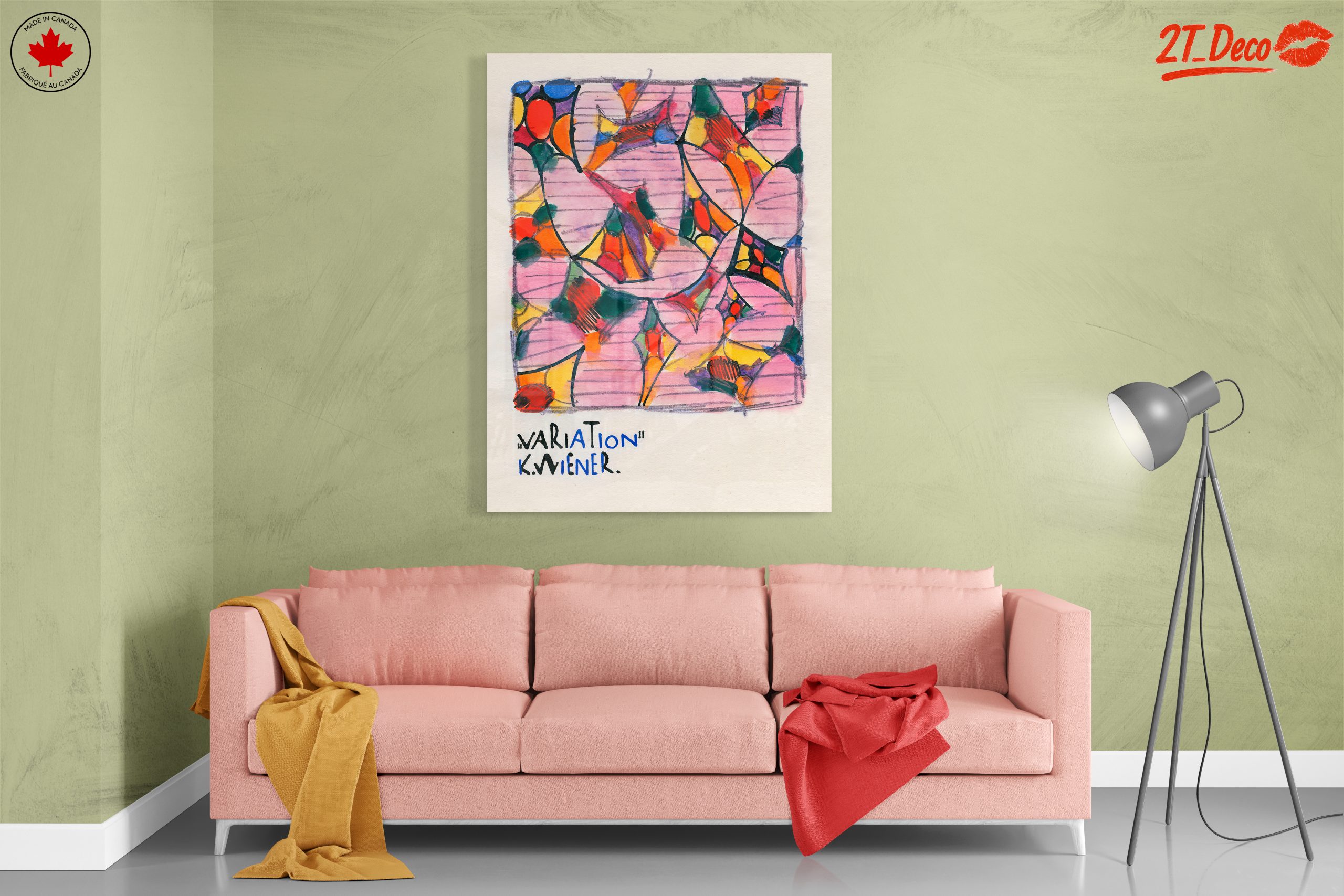 Bold Abstract Colorful Variation Art - Image 7