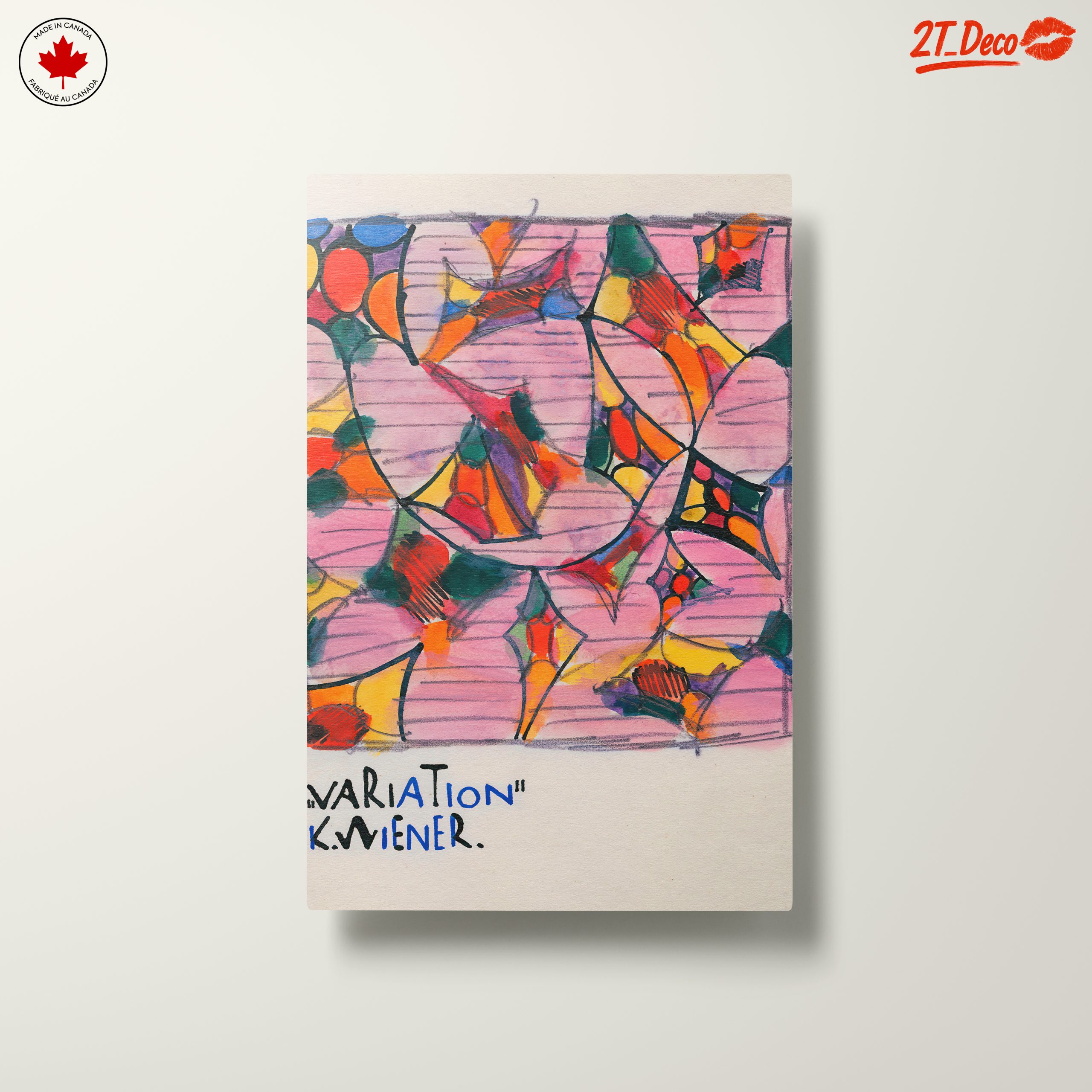 Bold Abstract Colorful Variation Art - Image 10