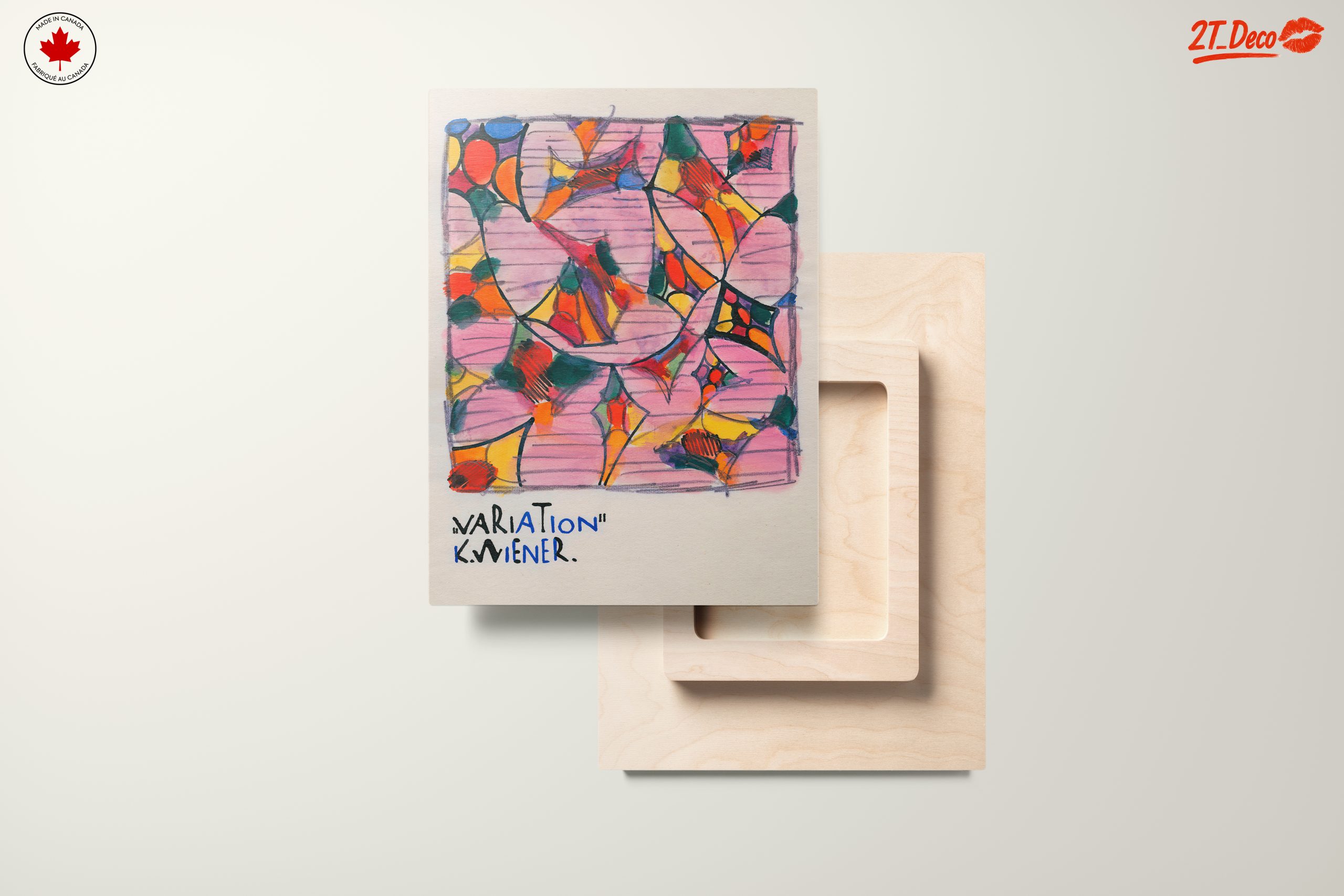 Bold Abstract Colorful Variation Art - Image 11